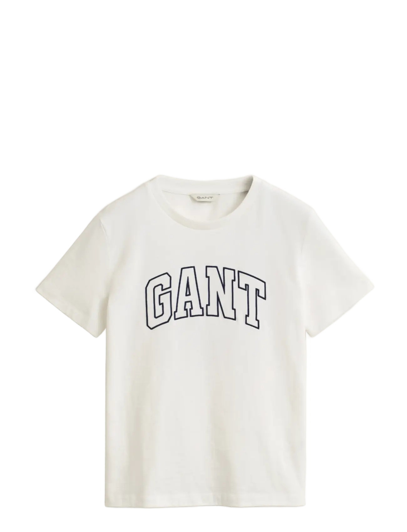 Gant REG GRAPHIC SS T-SHIRT - T-särgid - EGGSHELL / cream