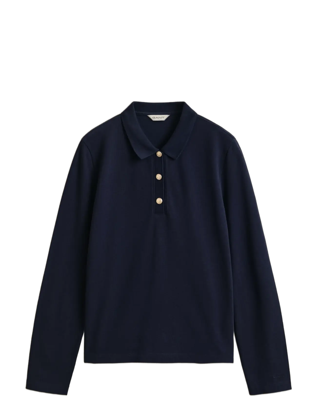 Gant REG LS POLO PIQUE - T-särgid - EVENING BLUE / navy