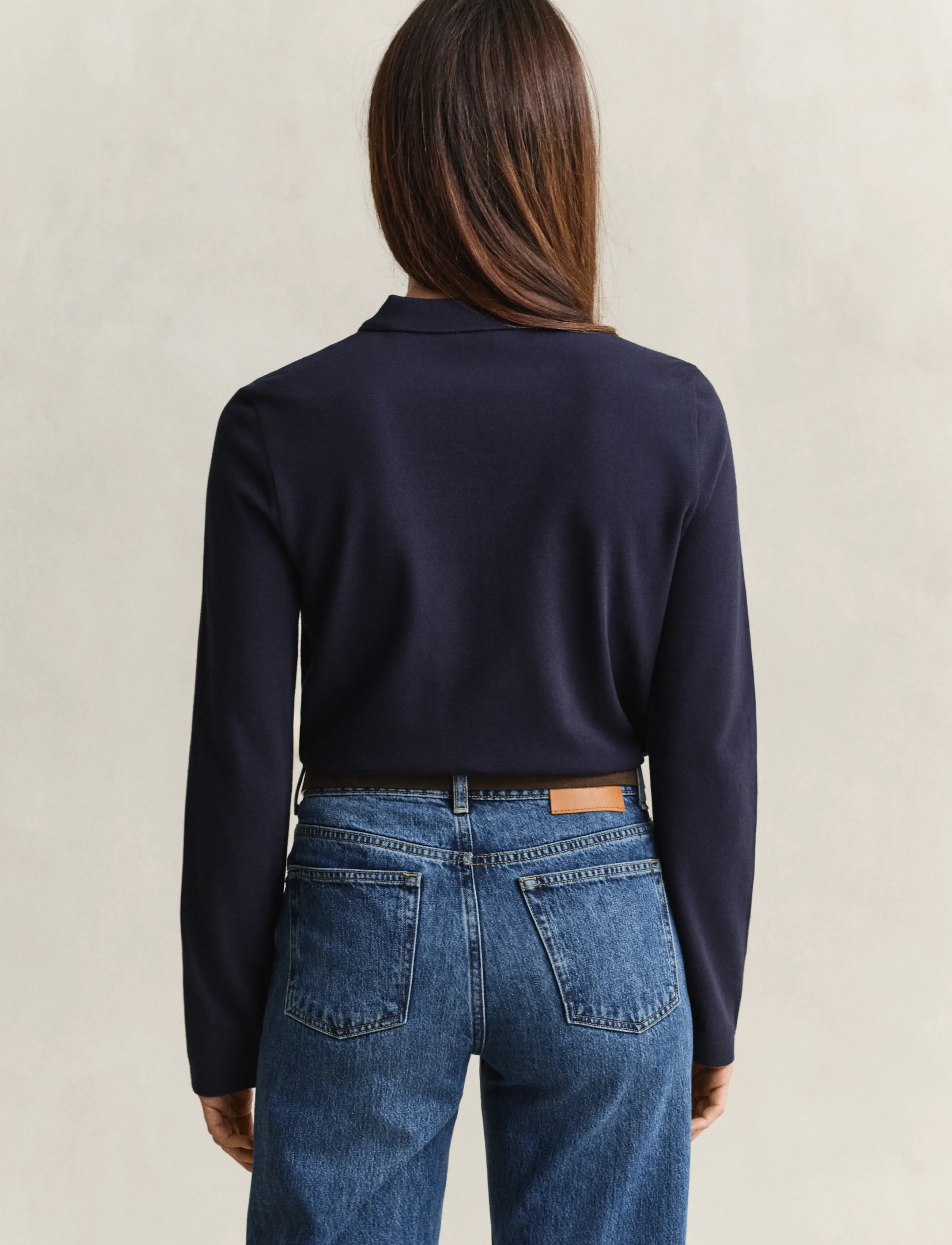 Gant - REG LS POLO PIQUE - evening blue - 2
