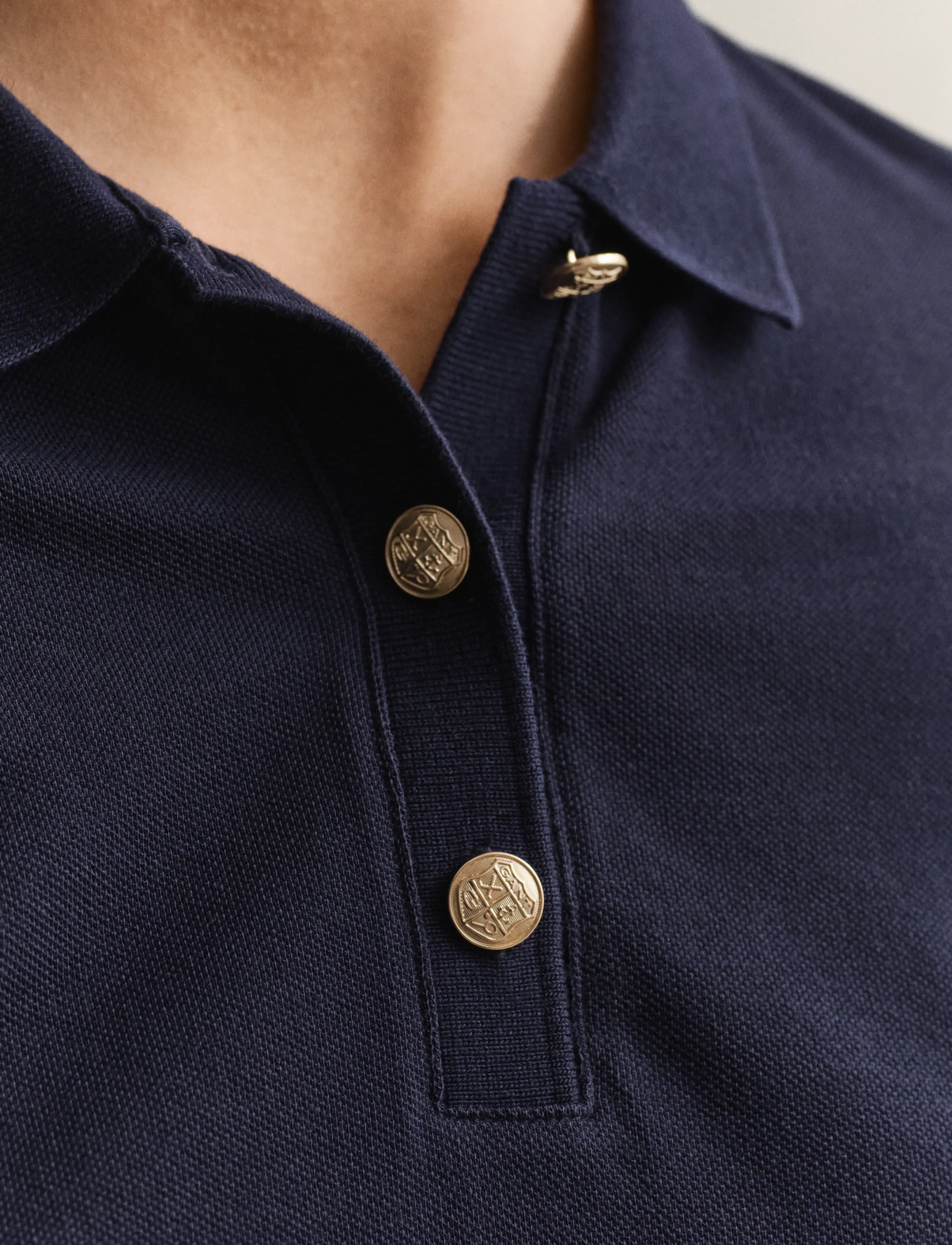 Gant - REG LS POLO PIQUE - evening blue - 3