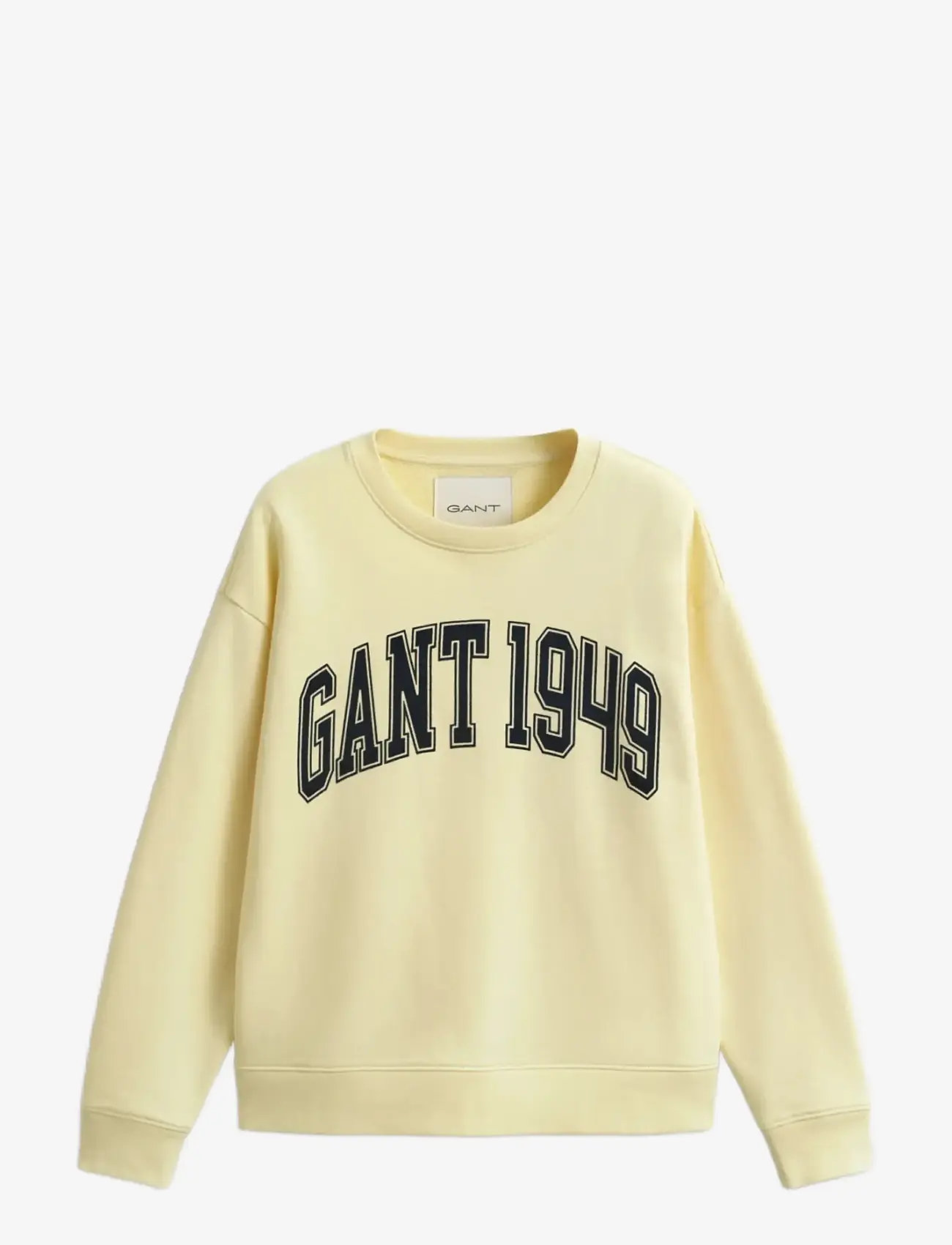 GANT - GRAPHIC C-NECK SWEAT - modetrender - vanilla yellow - 1