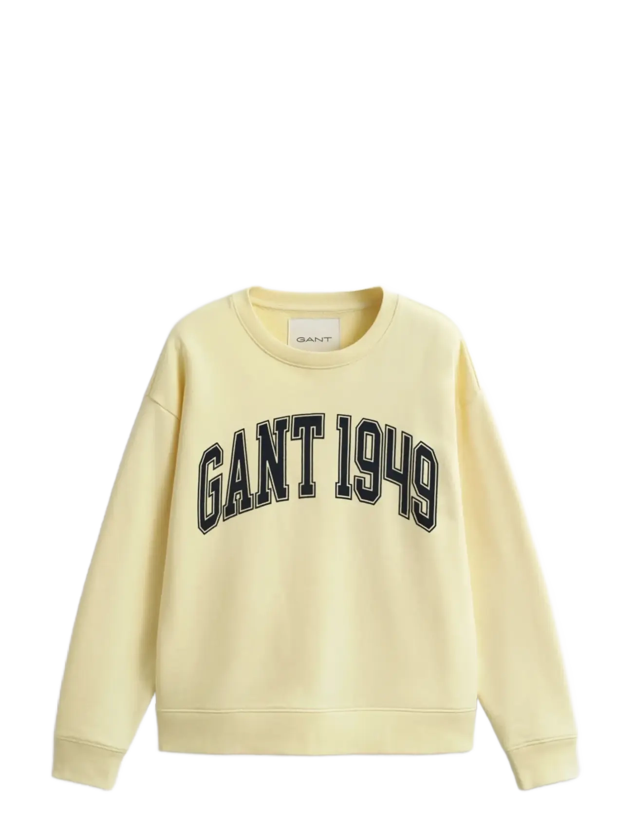 GANT GRAPHIC C-NECK SWEAT - Sweatshirts - VANILLA YELLOW / yellow