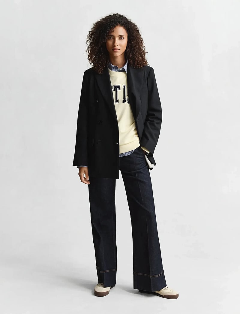 GANT - GRAPHIC C-NECK SWEAT - modetrender - vanilla yellow - 4