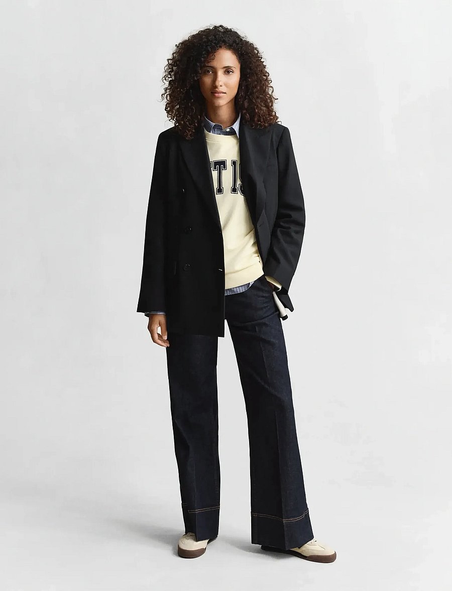 Gant - GRAPHIC C-NECK SWEAT - modetrender - vanilla yellow - 4
