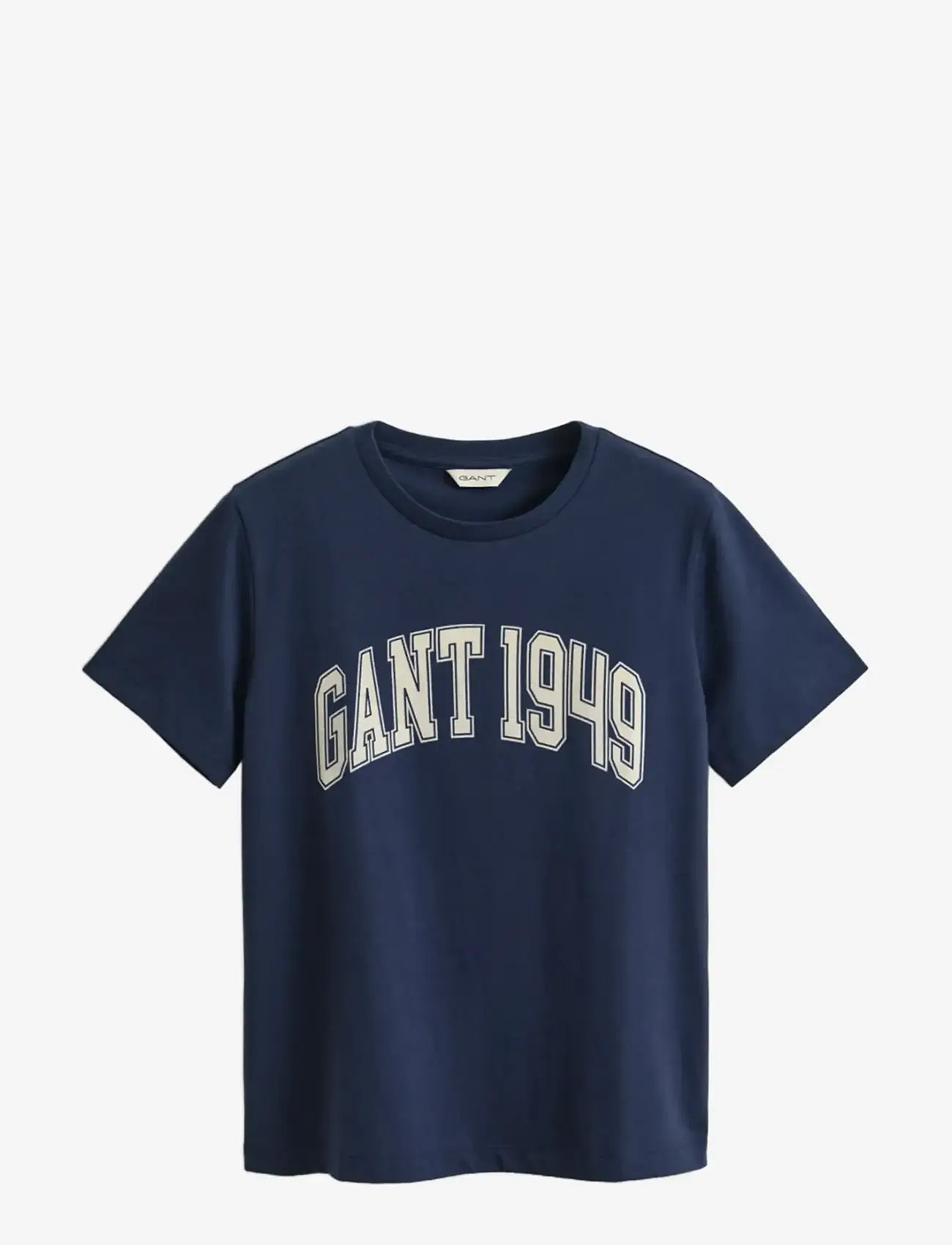 GANT - GRAPHIC SS T-SHIRT - t-shirts - marine - 1