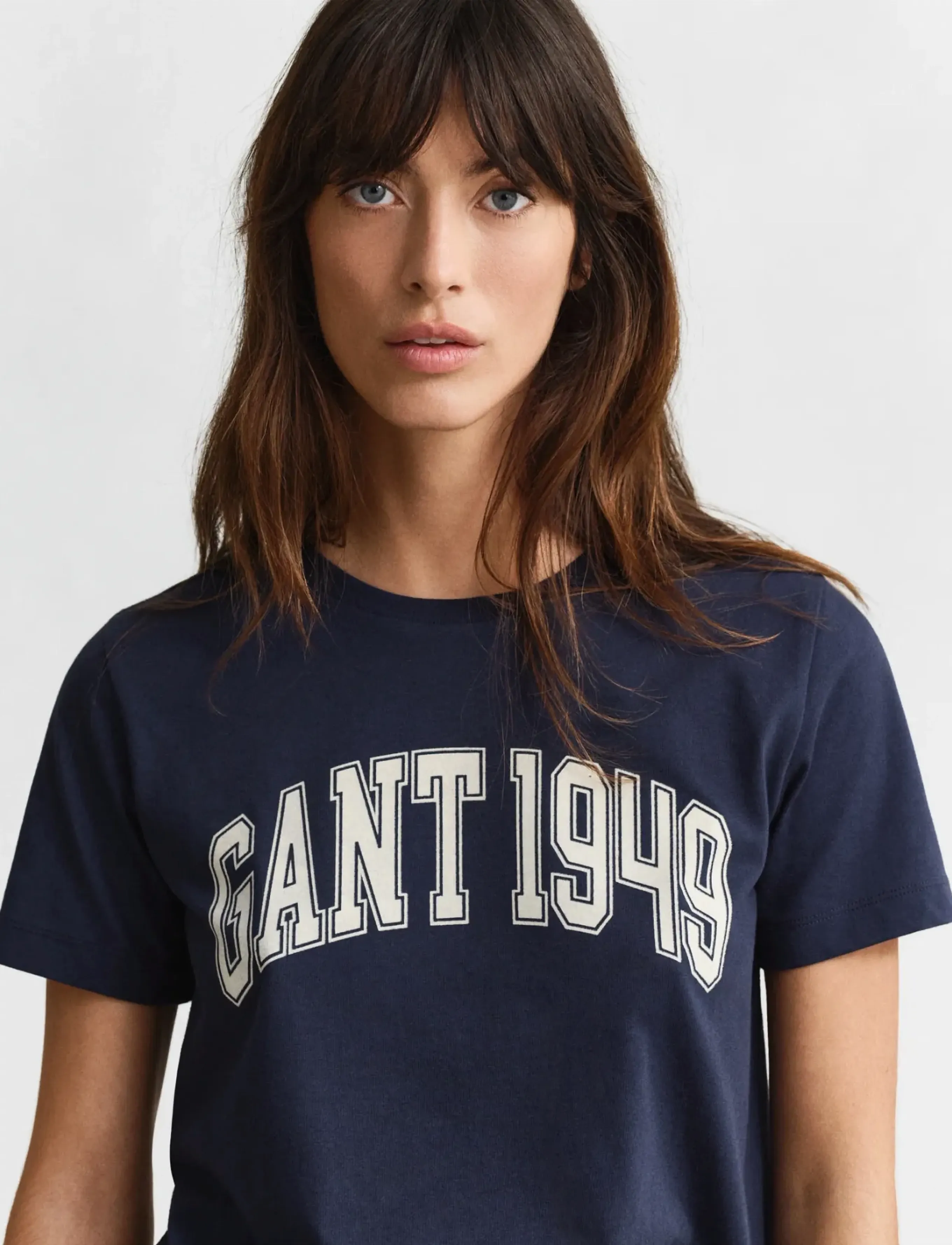 Gant - GRAPHIC SS T-SHIRT - t-särgid - marine - 3