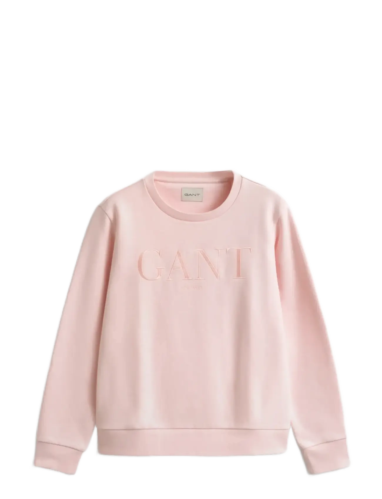 Gant TONAL GRAPHIC C-NECK SWEAT - Kleidung - APRICOT PINK / pink/rose