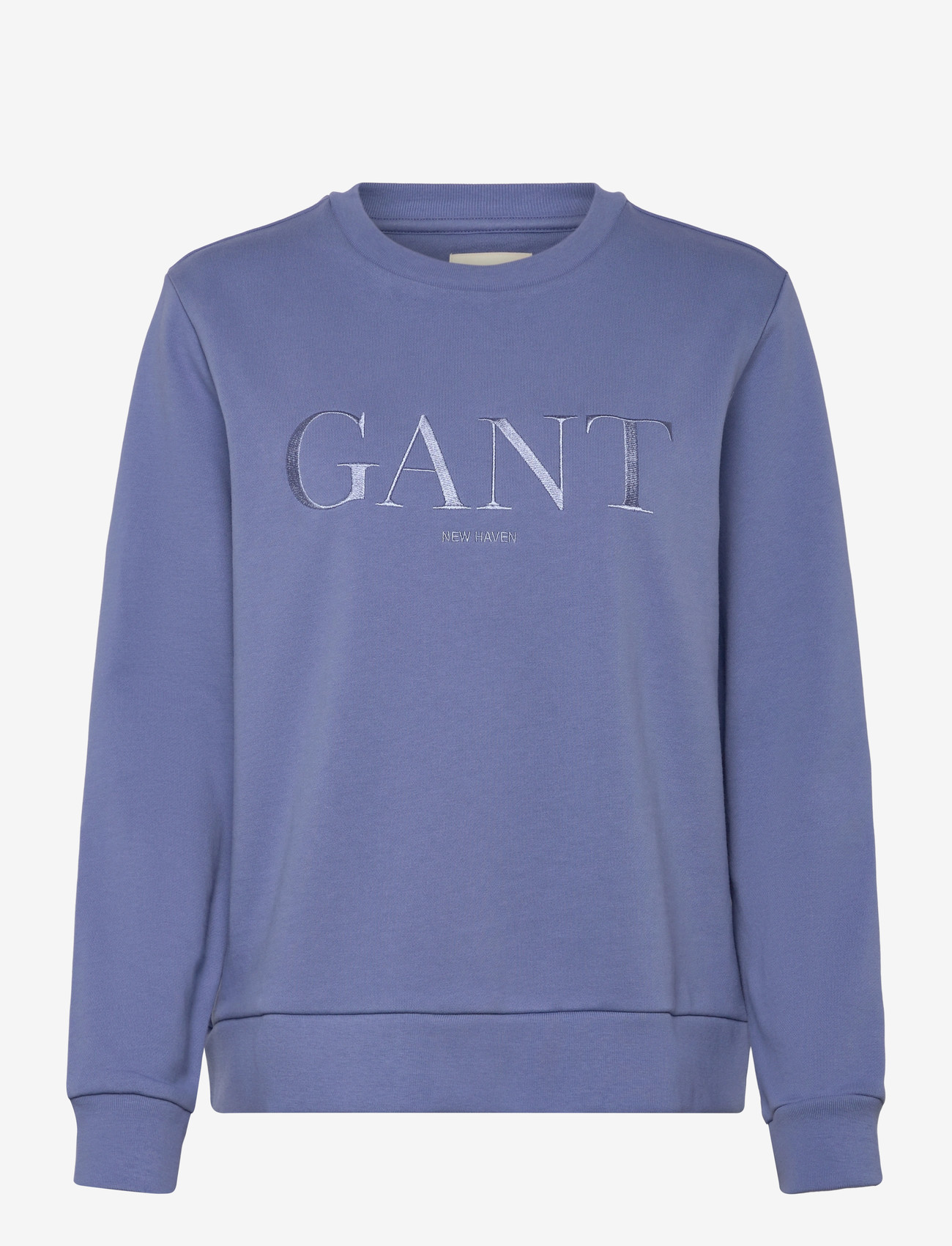 GANT - TONAL GRAPHIC C-NECK SWEAT - modetrends - faded denim - 0