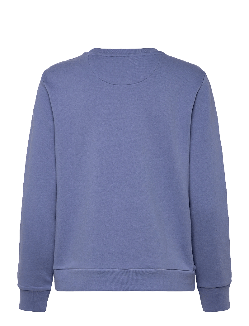 GANT - TONAL GRAPHIC C-NECK SWEAT - modetrends - faded denim - 1