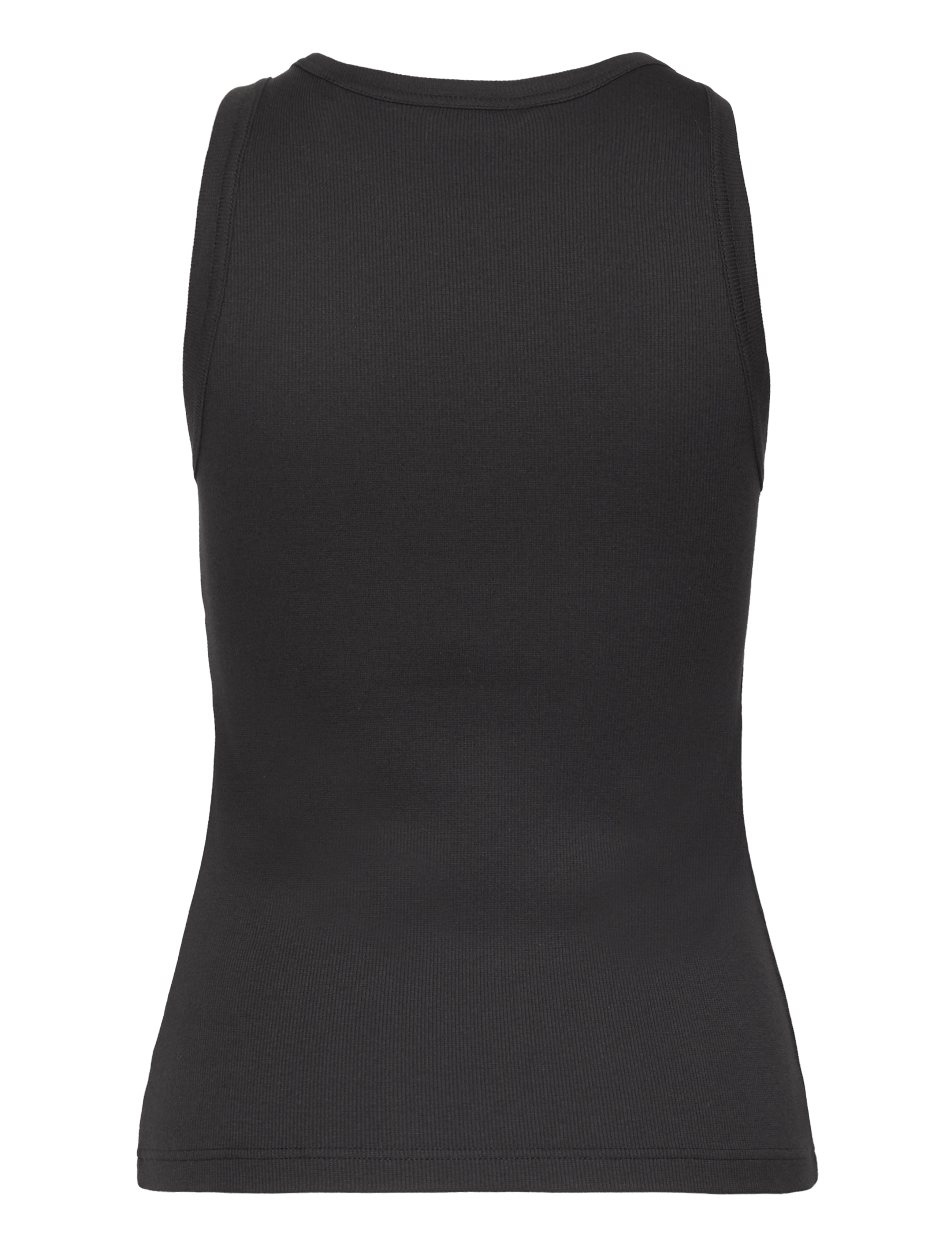 Gant - HIGH NECK RIB TANK TOP - ermeløse topper - black - 2