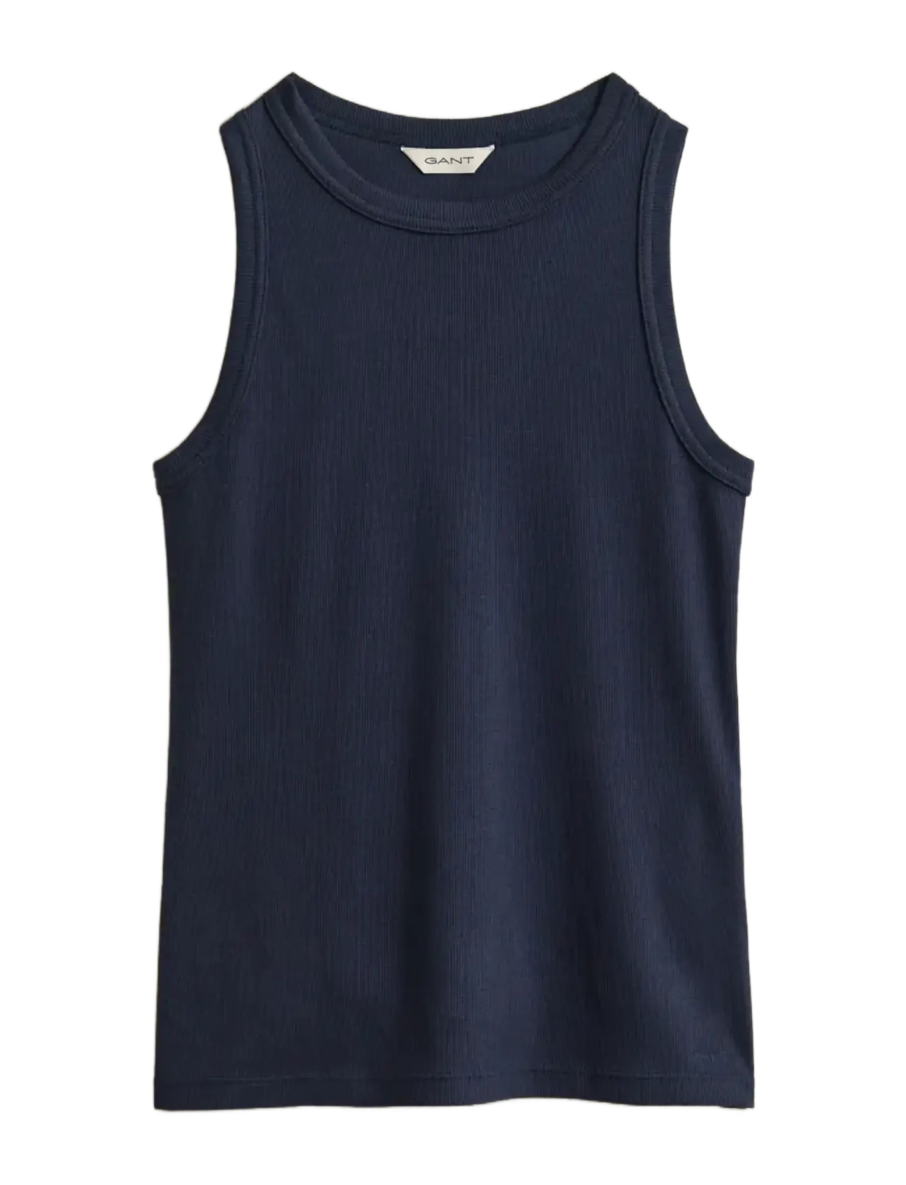 Gant HIGH NECK RIB TANK TOP - GANT - EVENING BLUE / navy