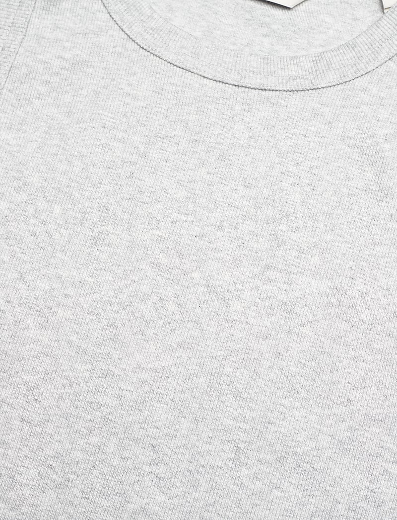 GANT - HIGH NECK RIB TANK TOP - linnen - light grey melange - 2