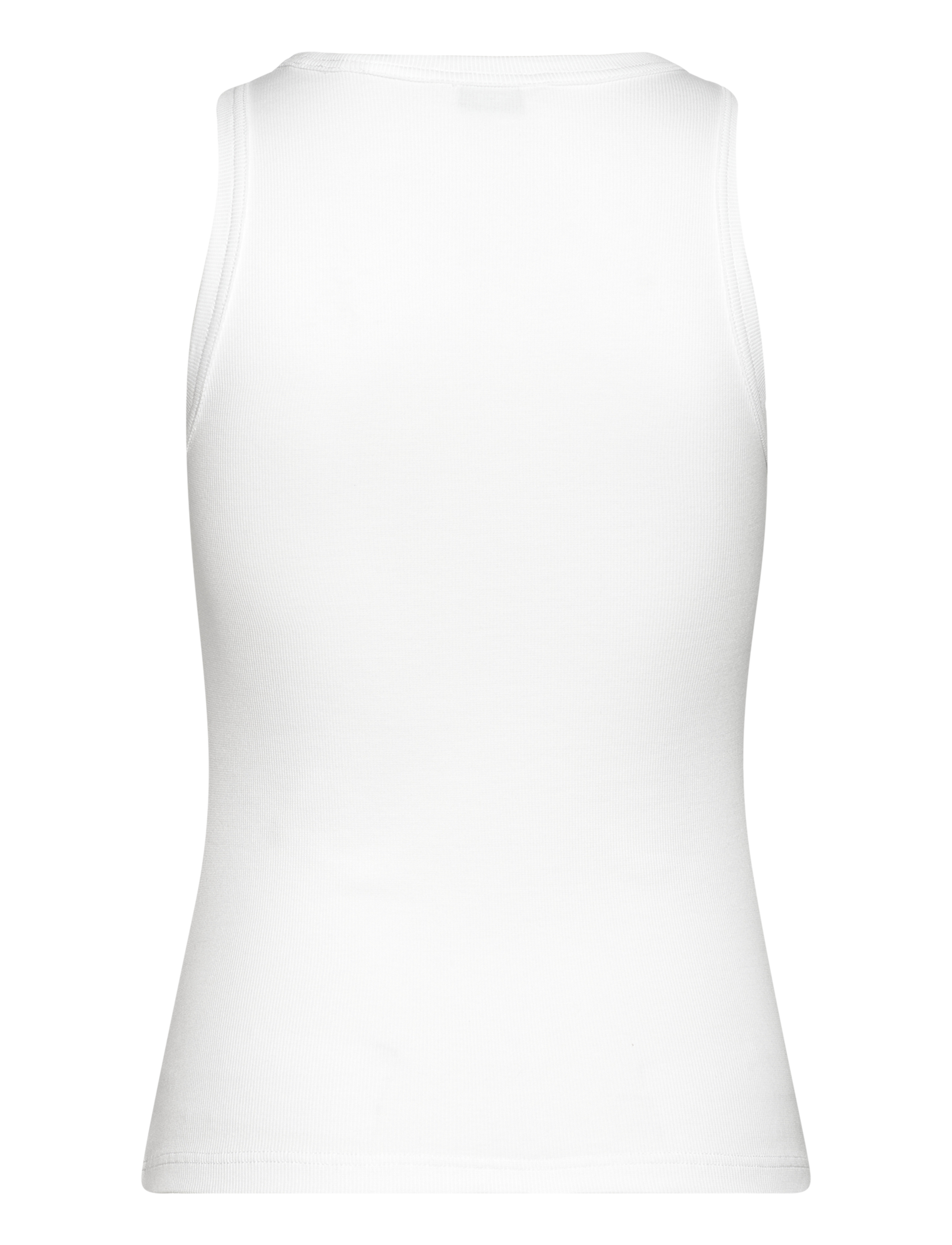 Gant - HIGH NECK RIB TANK TOP - tanktops - white - 2