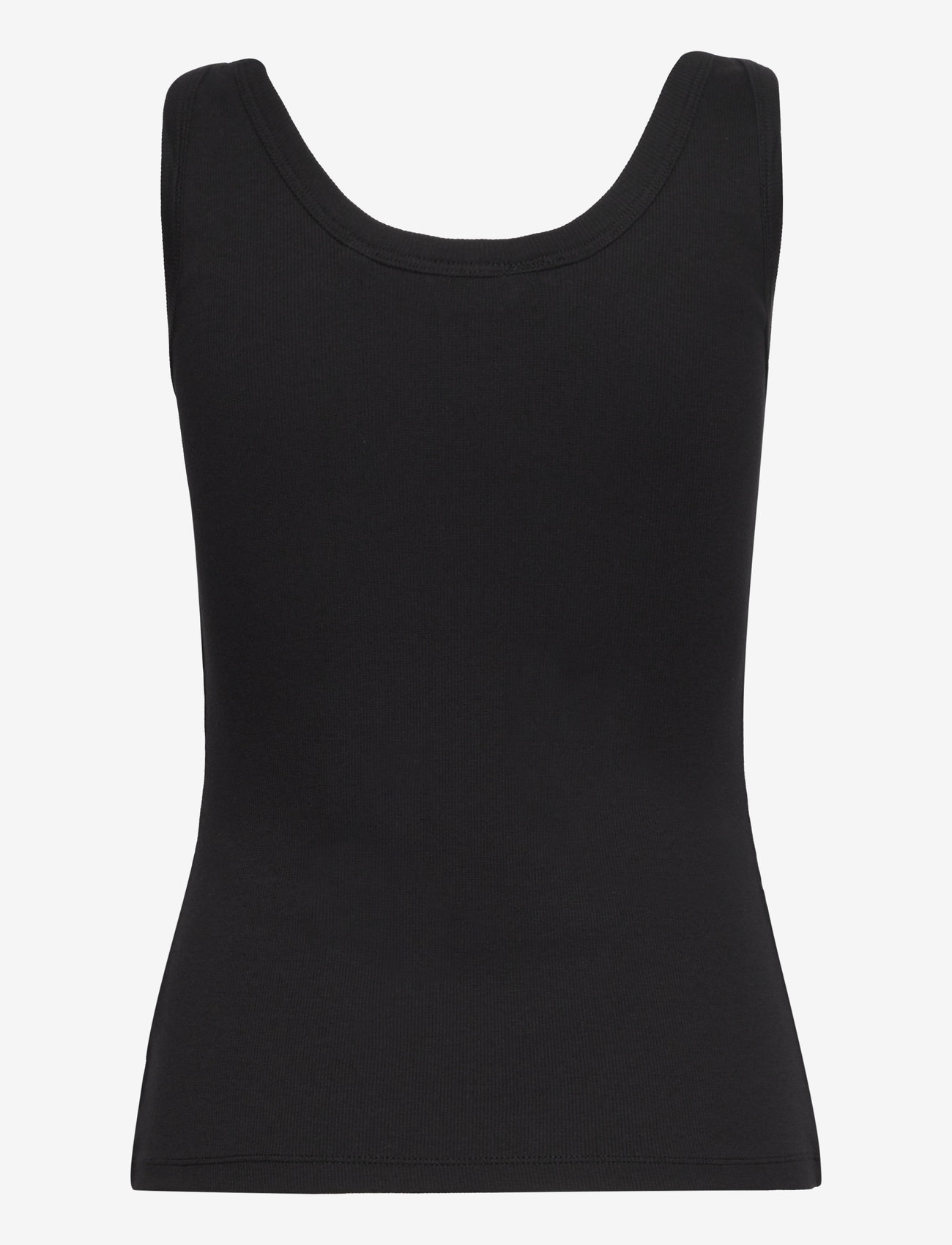Gant - SLIM RIBBED TANK TOP - linnen - black - 2