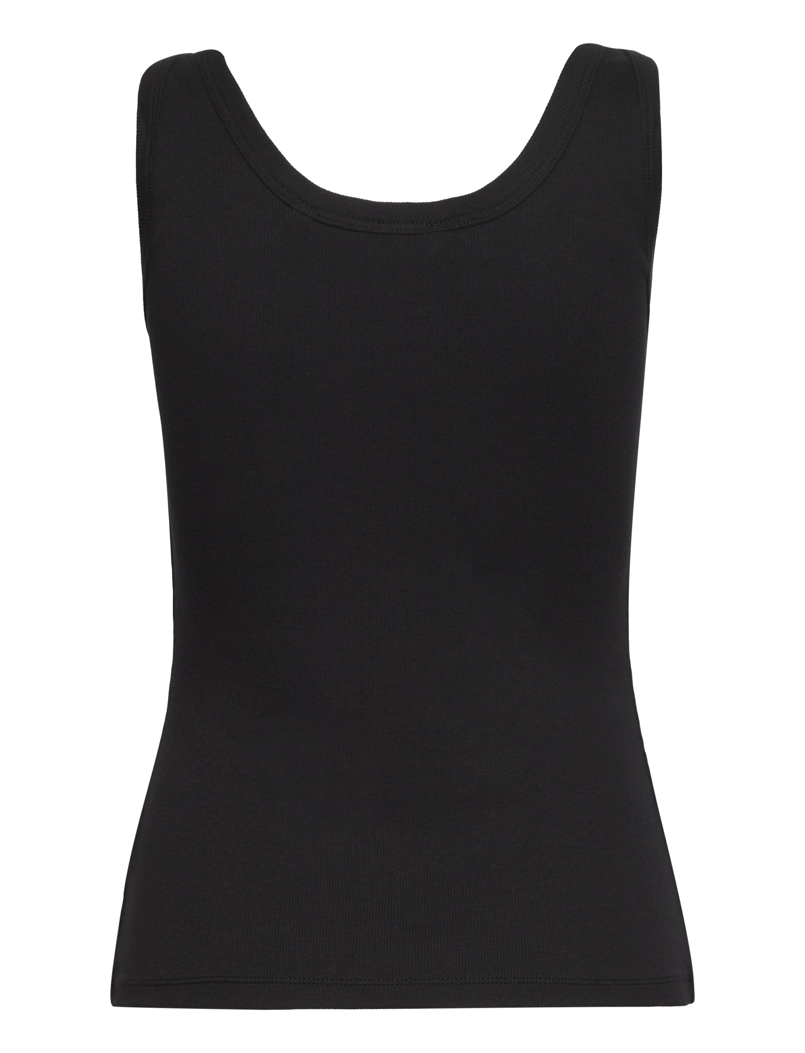 Gant - SLIM RIBBED TANK TOP - Ärmellose tops - black - 2