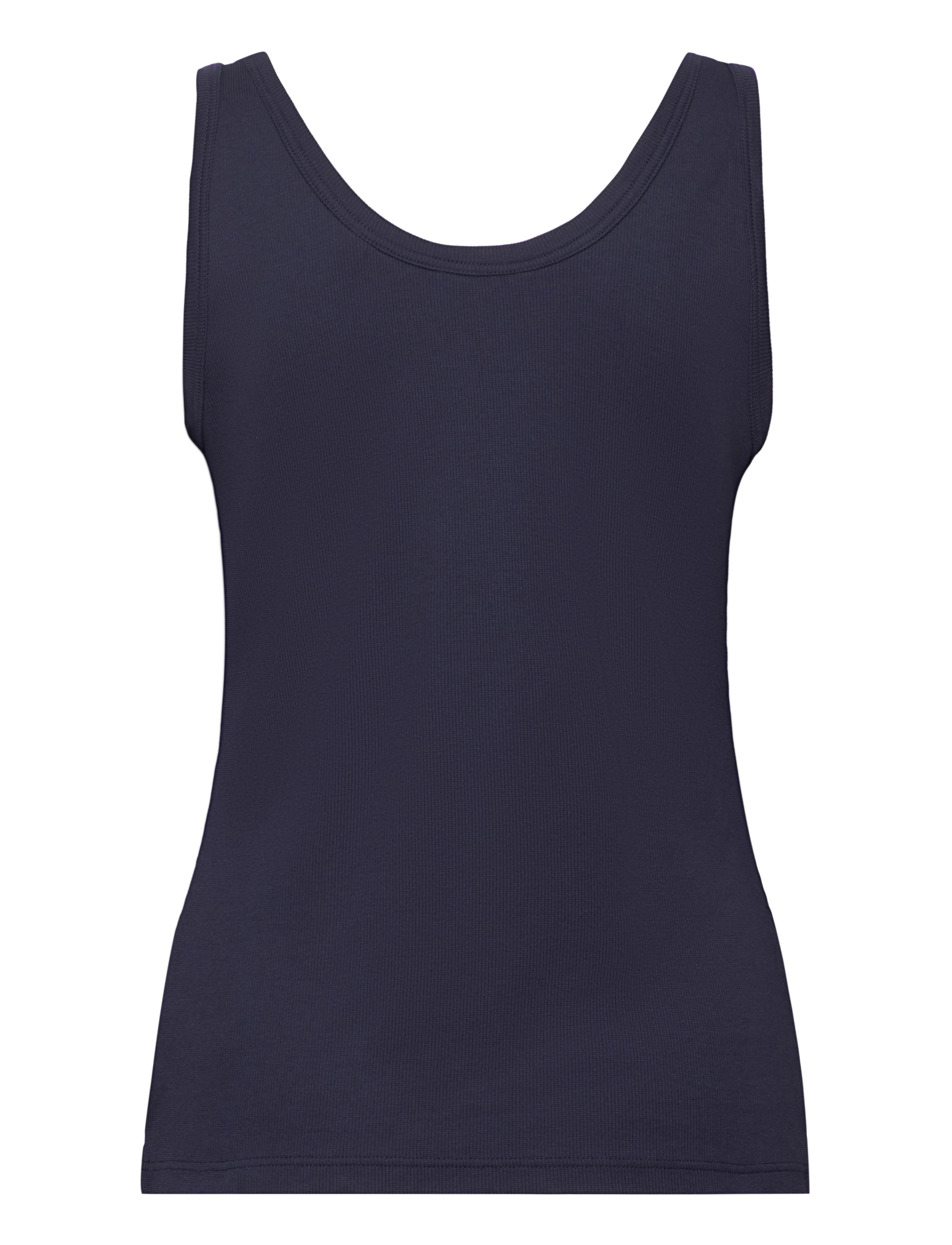 Gant - SLIM RIBBED TANK TOP - summer savings - evening blue - 1