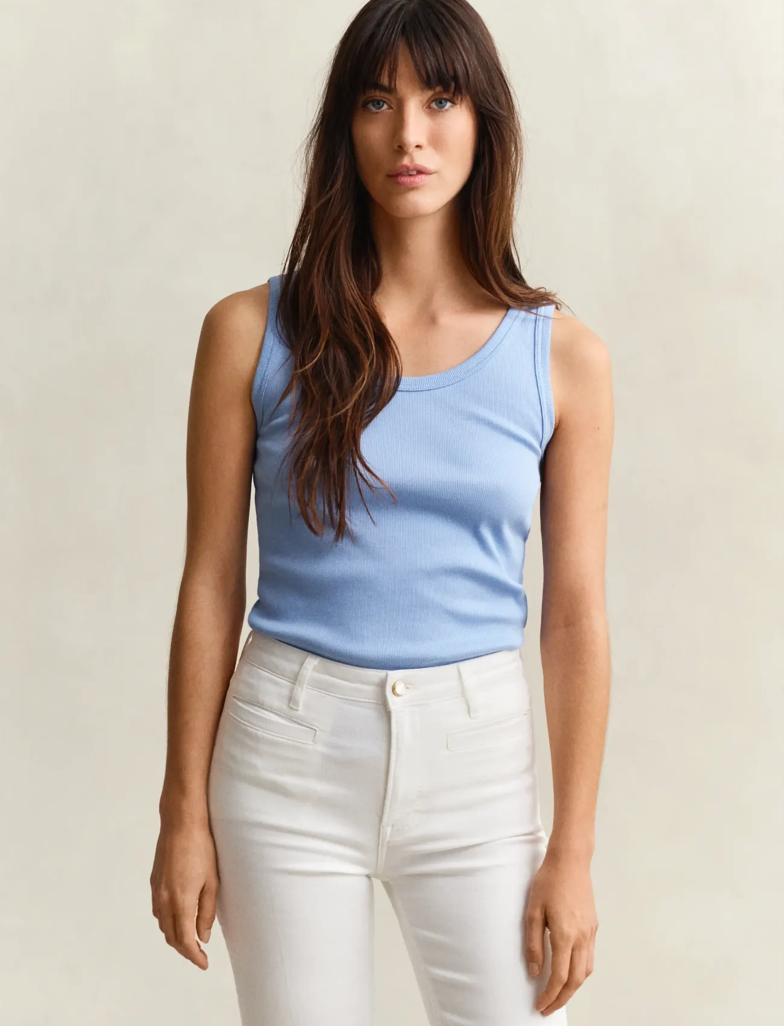 Slim Ribbed Tank Top