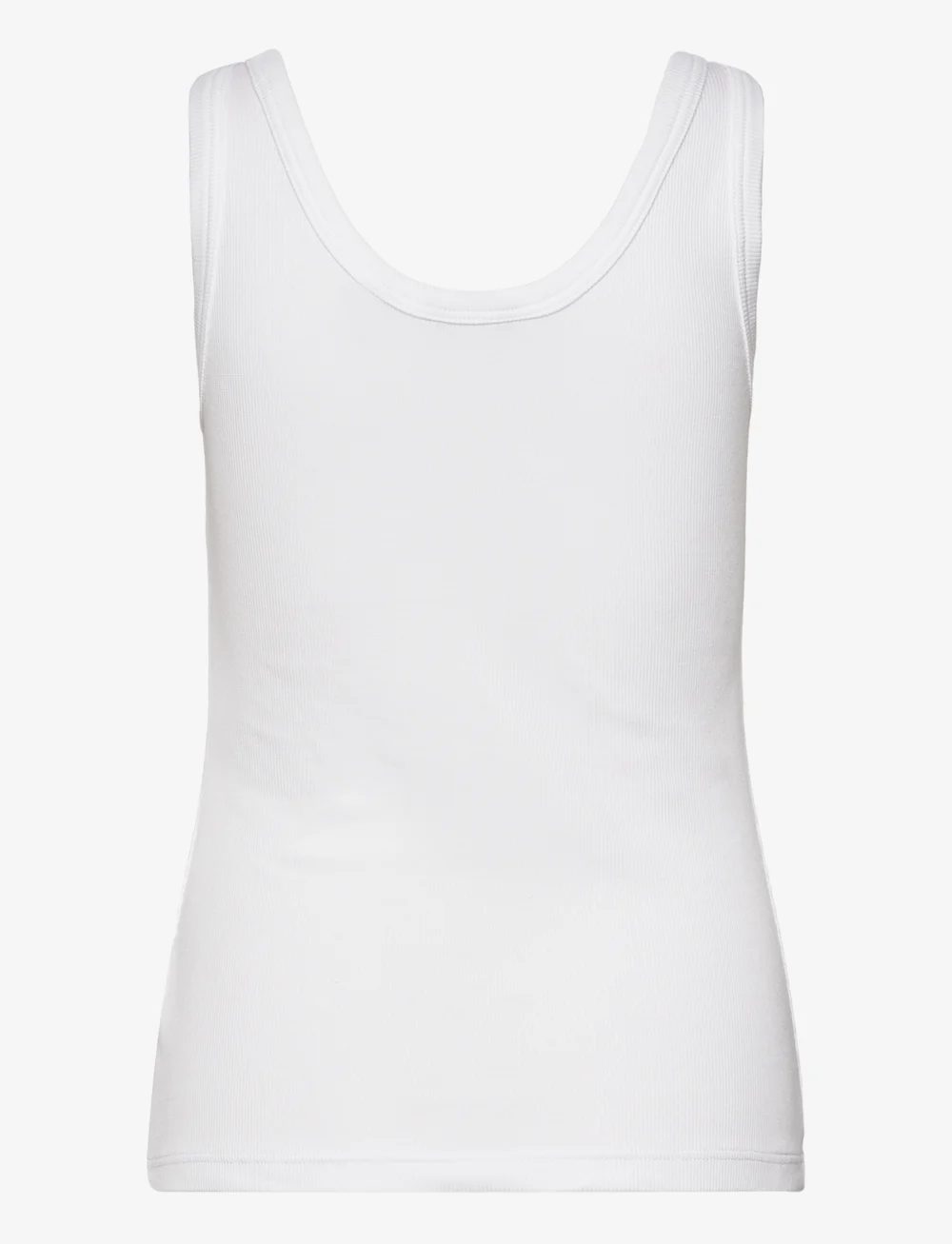 GANT - SLIM RIBBED TANK TOP - linnen - white - 1