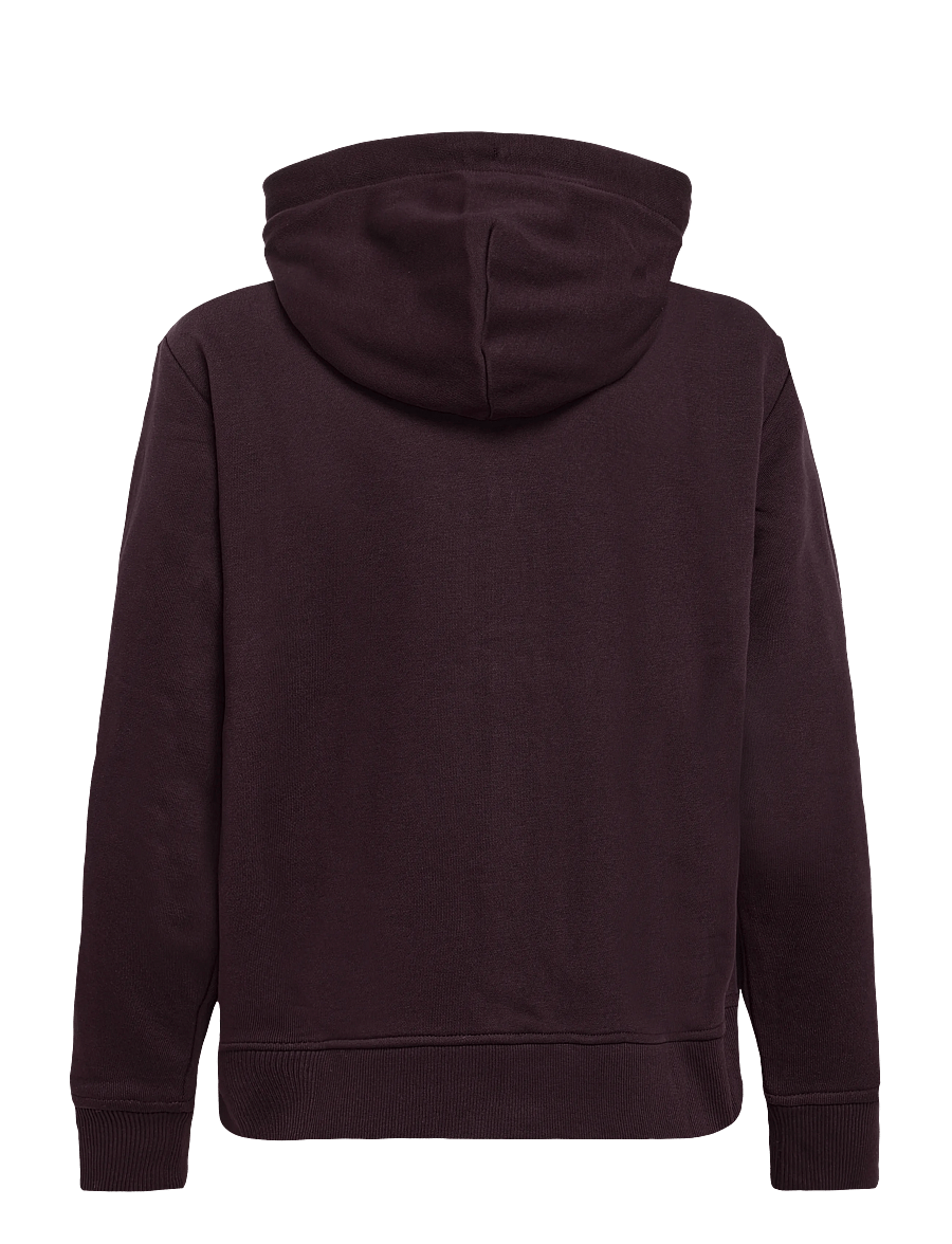 Gant - SHIELD ZIP HOODIE - kapuutsiga pusad - darkened wine - 1