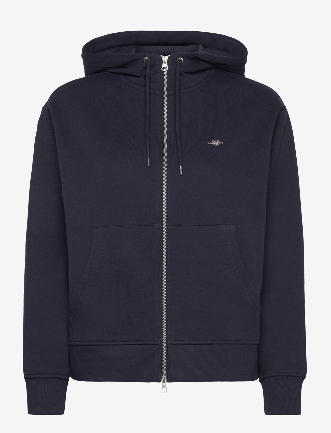 GANT - SHIELD ZIP HOODIE - hættetrøjer - evening blue - 1
