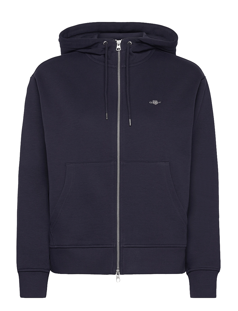 Gant - SHIELD ZIP HOODIE - kapuzenpullover - evening blue - 1