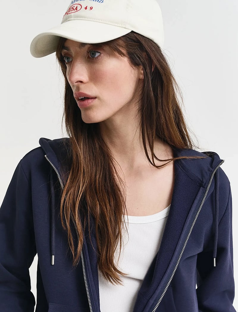 GANT - SHIELD ZIP HOODIE - hættetrøjer - evening blue - 4