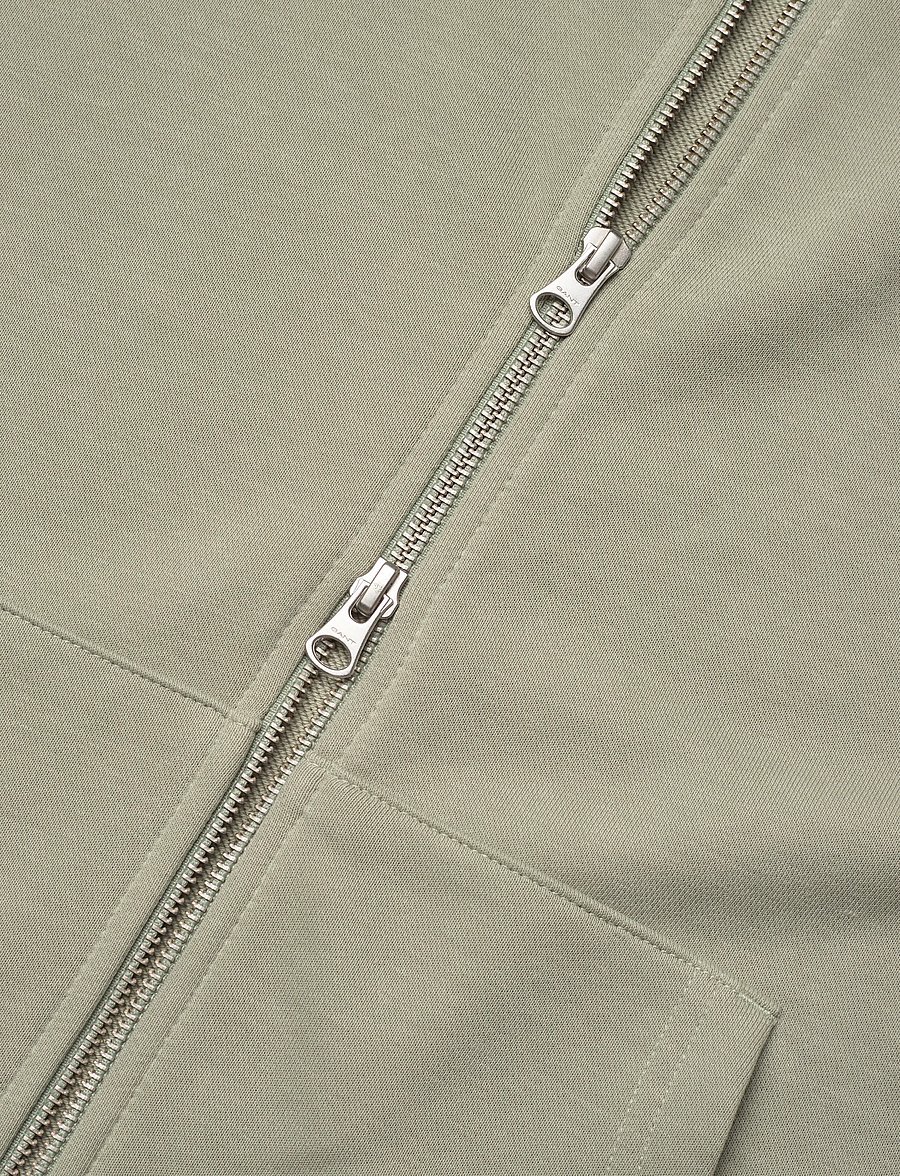 Gant - SHIELD ZIP HOODIE - kapuzenpullover - faded sage - 4