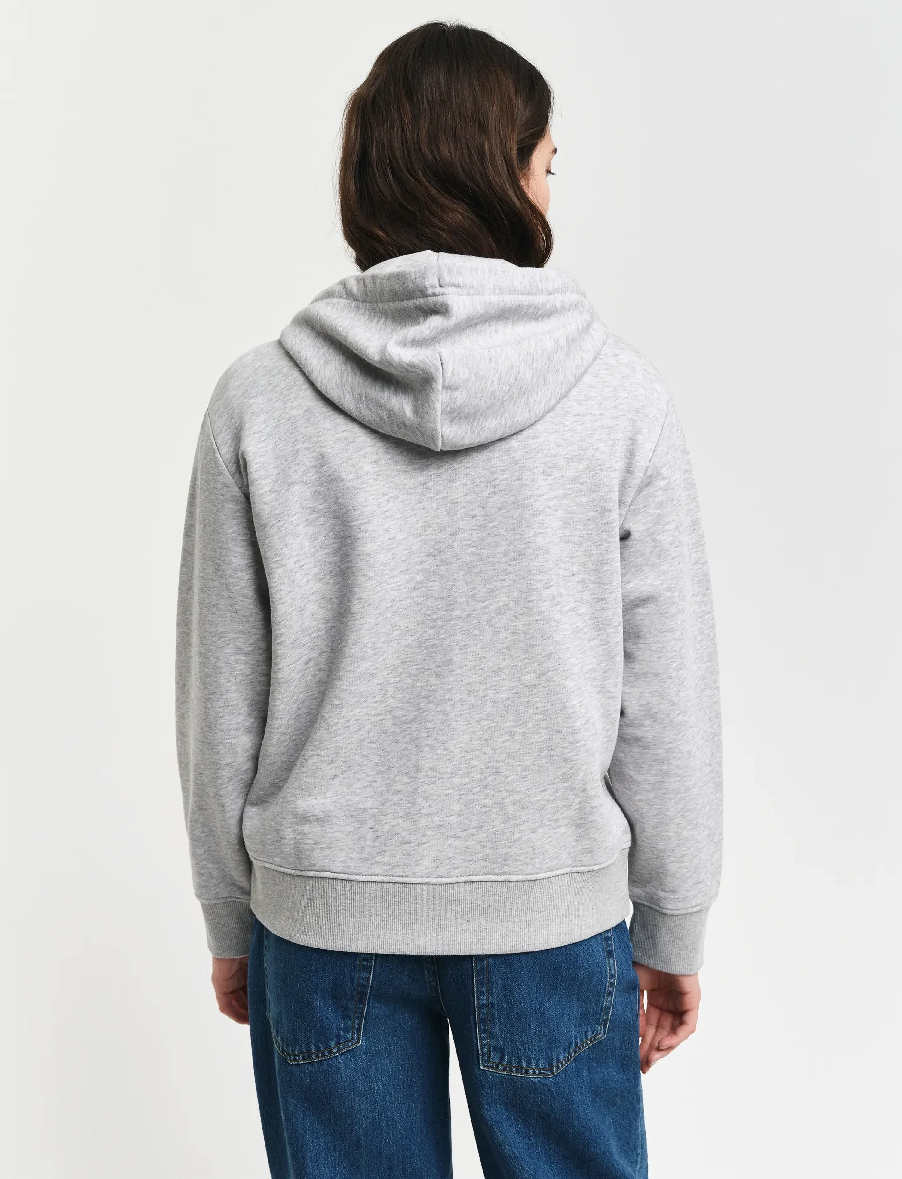 Gant - SHIELD ZIP HOODIE - hættetrøjer - light grey melange - 2