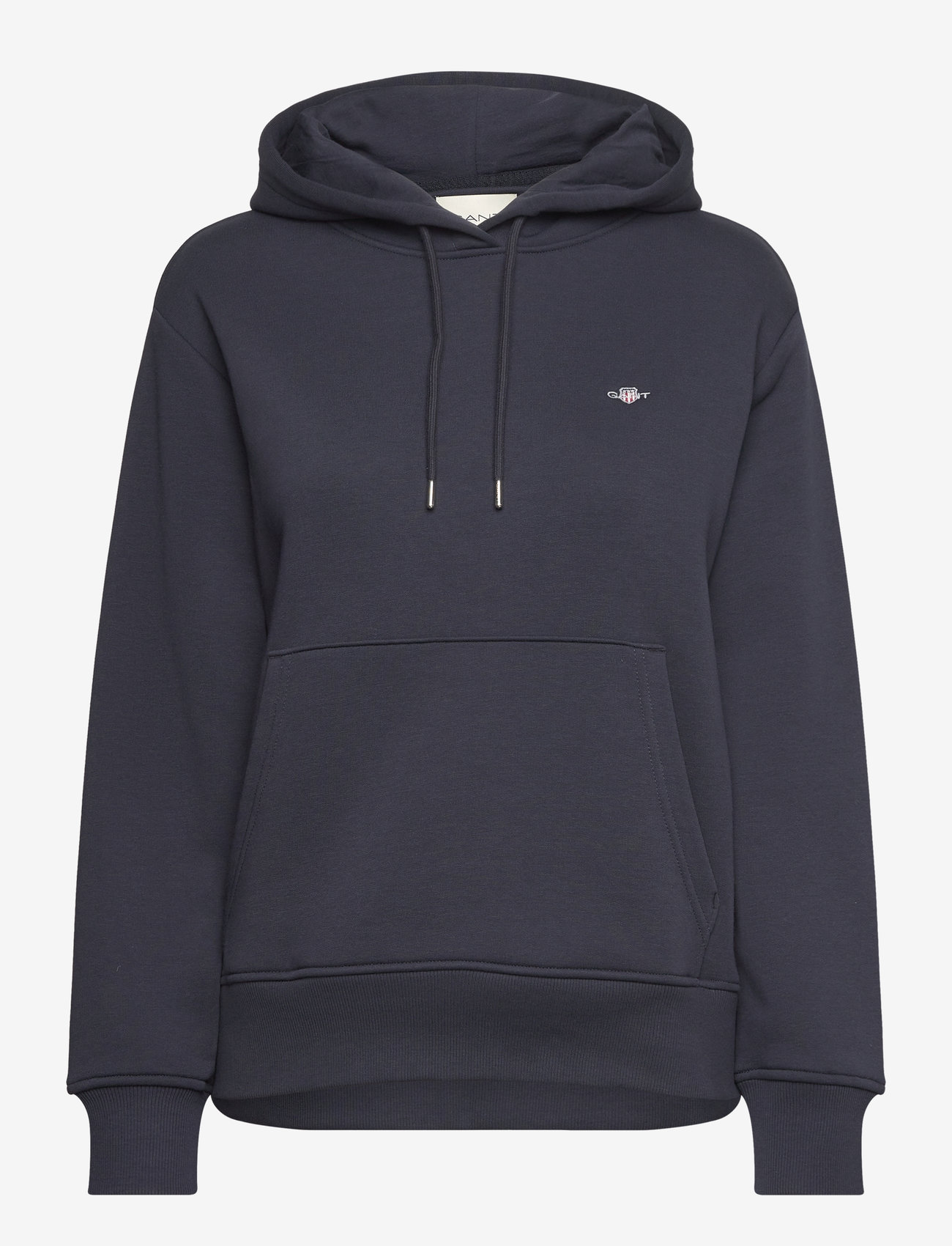 GANT - SHIELD HOODIE - hættetrøjer - evening blue - 1
