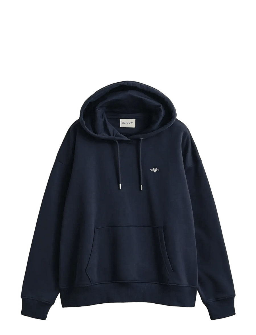 Gant - SHIELD HOODIE - kapuzenpullover - evening blue - 1