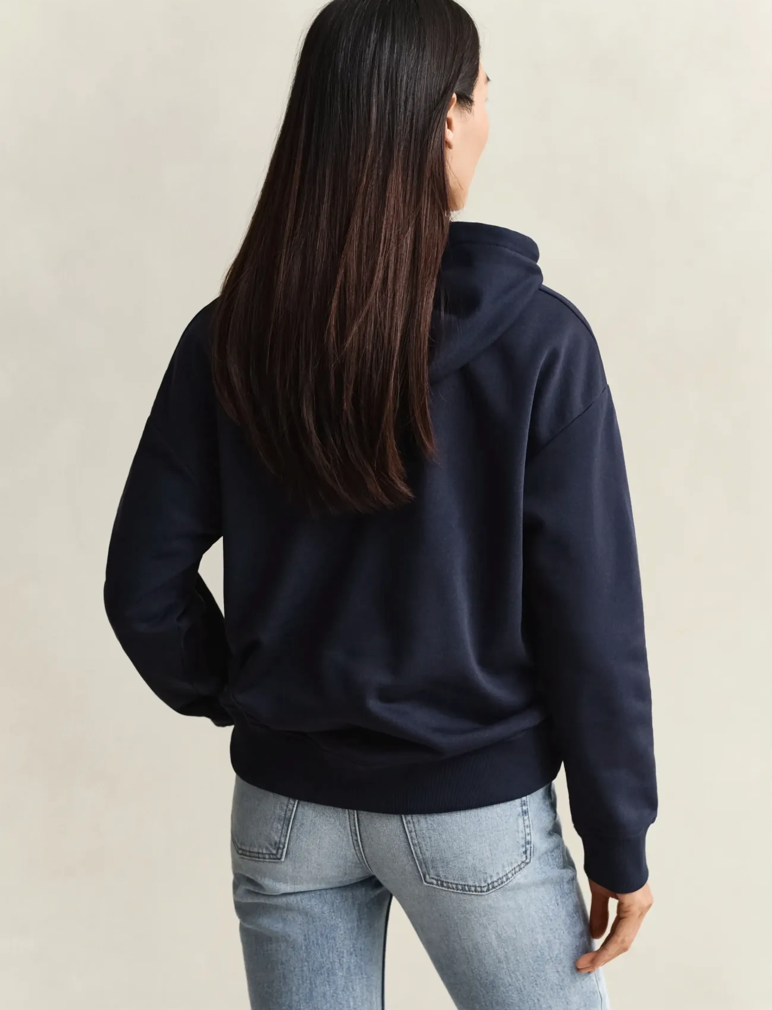 Gant - SHIELD HOODIE - hoodies - evening blue - 3