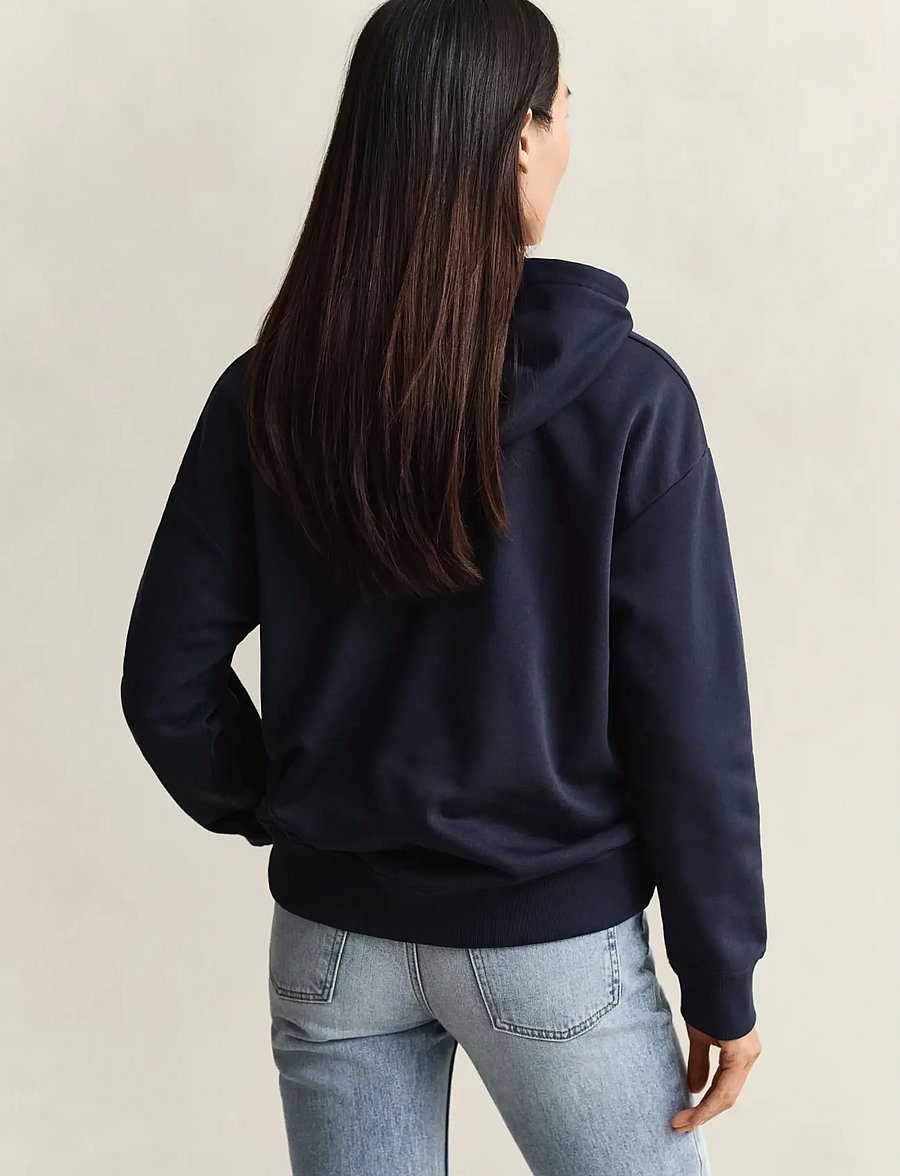 Gant - SHIELD HOODIE - kapuzenpullover - evening blue - 3