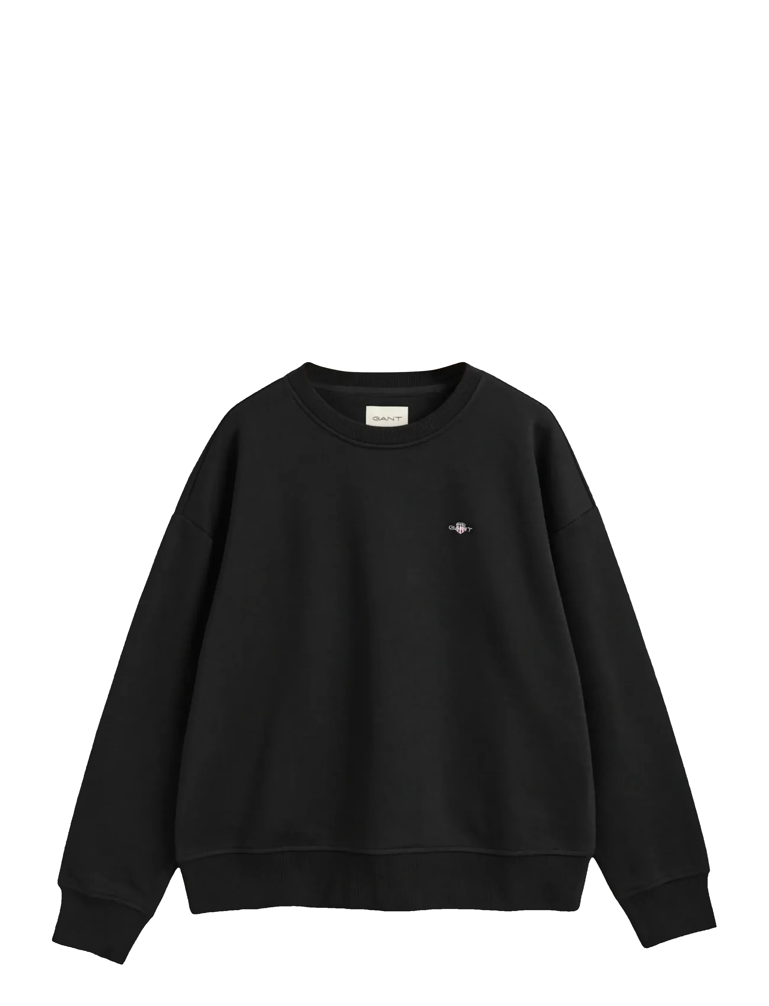 Gant SHIELD C-NECK SWEAT - Sweatshirts - BLACK / black