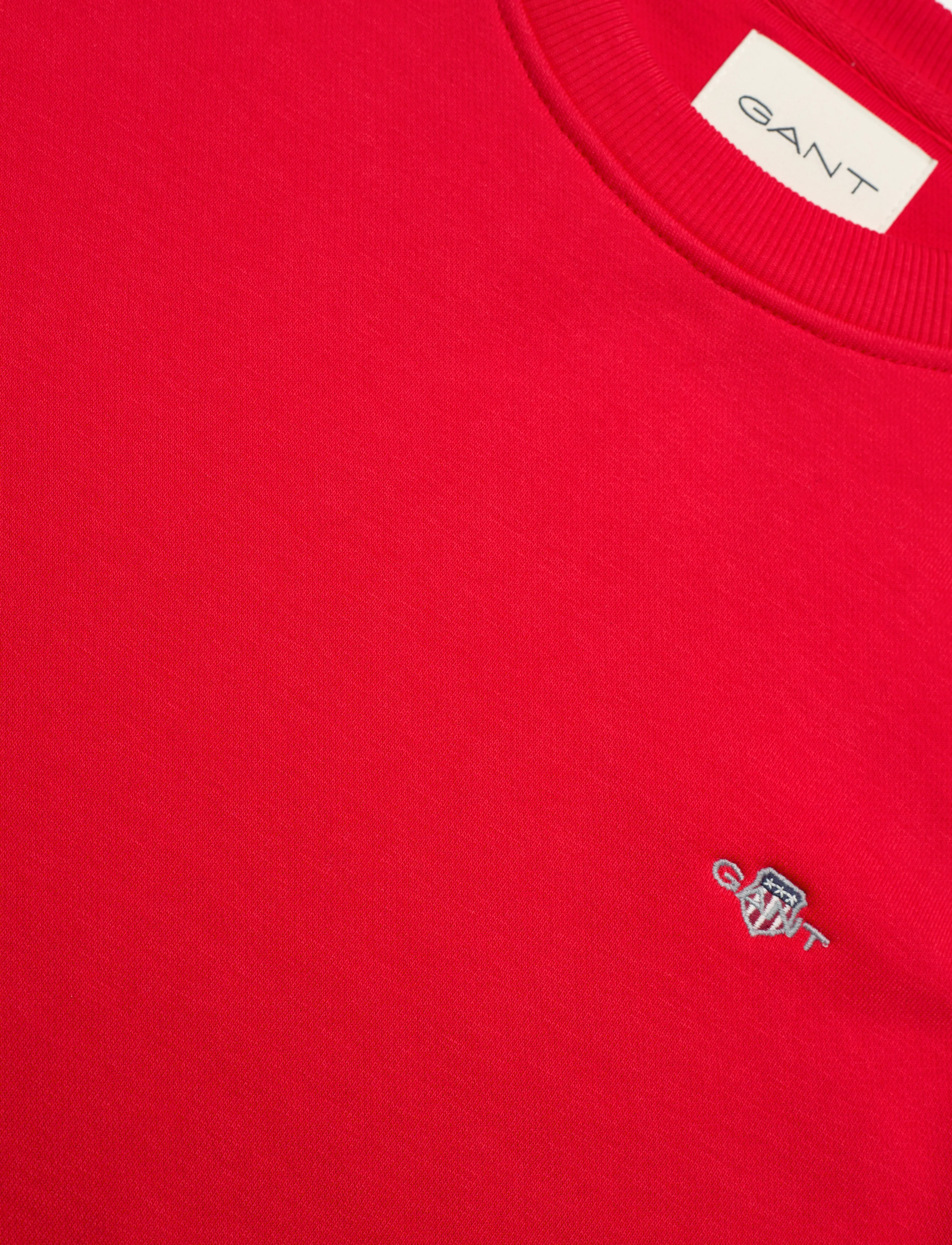 Gant - SHIELD C-NECK SWEAT - dressipluusid ja kapuutsiga dressipluusid - bright red - 2