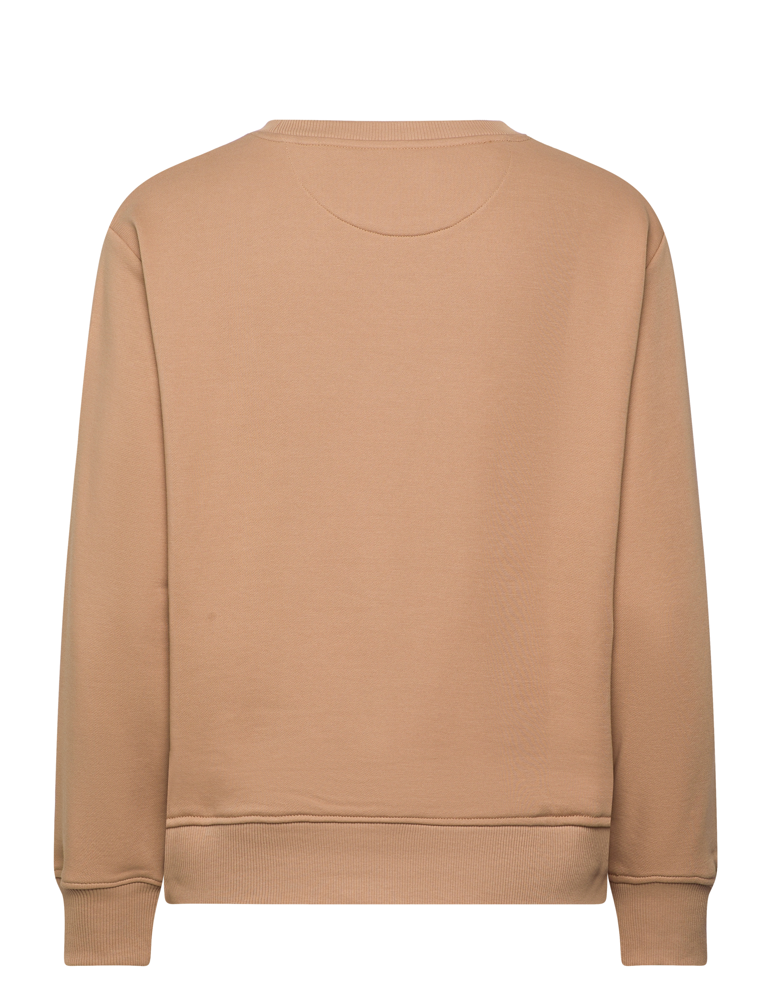 Gant - SHIELD C-NECK SWEAT - sweatshirts & hættetrøjer - caramel beige - 1