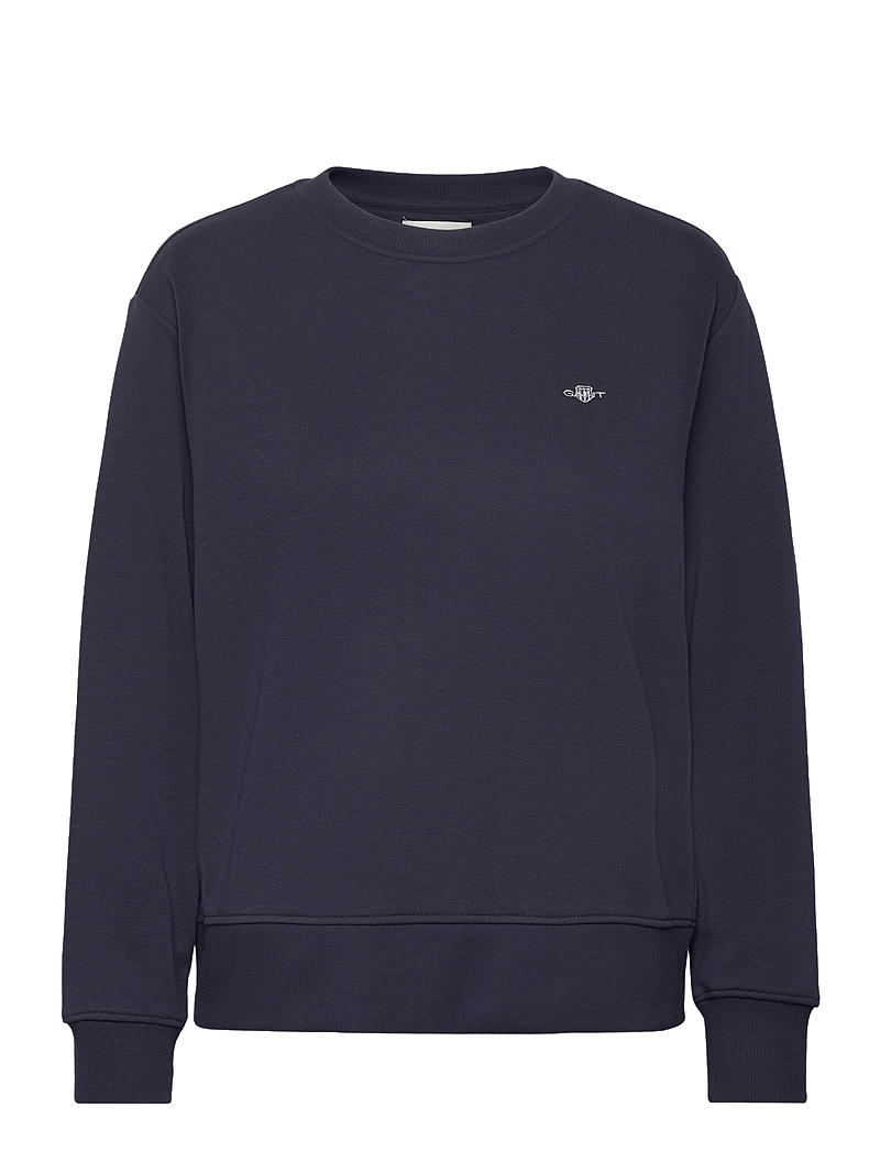 GANT - SHIELD C-NECK SWEAT - modetrends - evening blue - 1