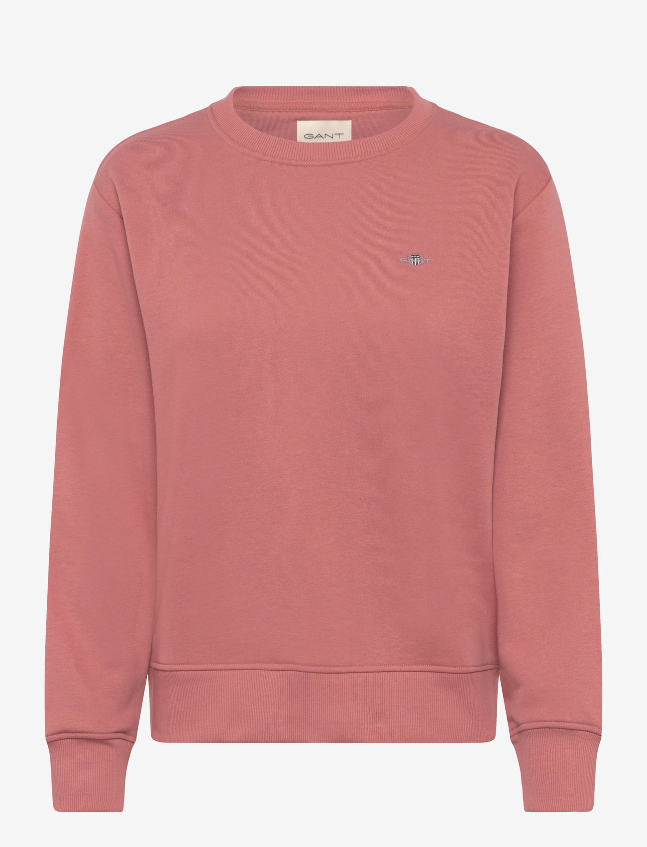 GANT - SHIELD C-NECK SWEAT - modetrender - faded brick - 0