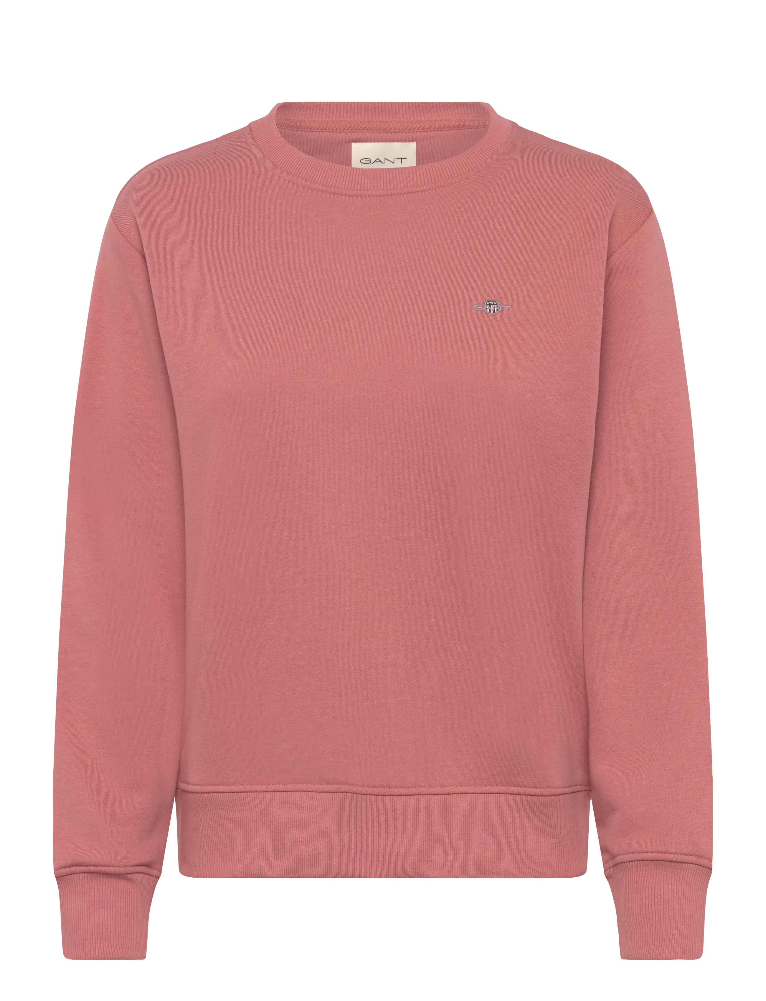 Gant SHIELD C-NECK SWEAT - Nyheder - FADED BRICK / pink/rose
