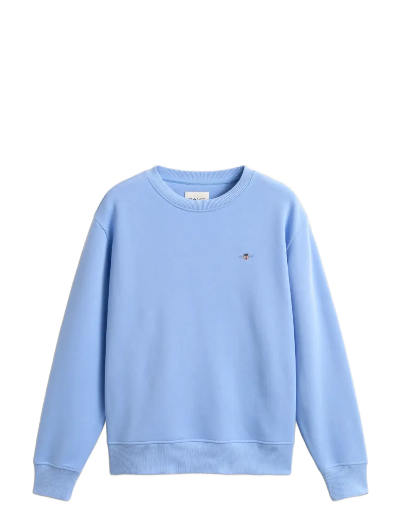 GANT SHIELD C-NECK SWEAT - GANT - HYDRANGEA BLUE / blue