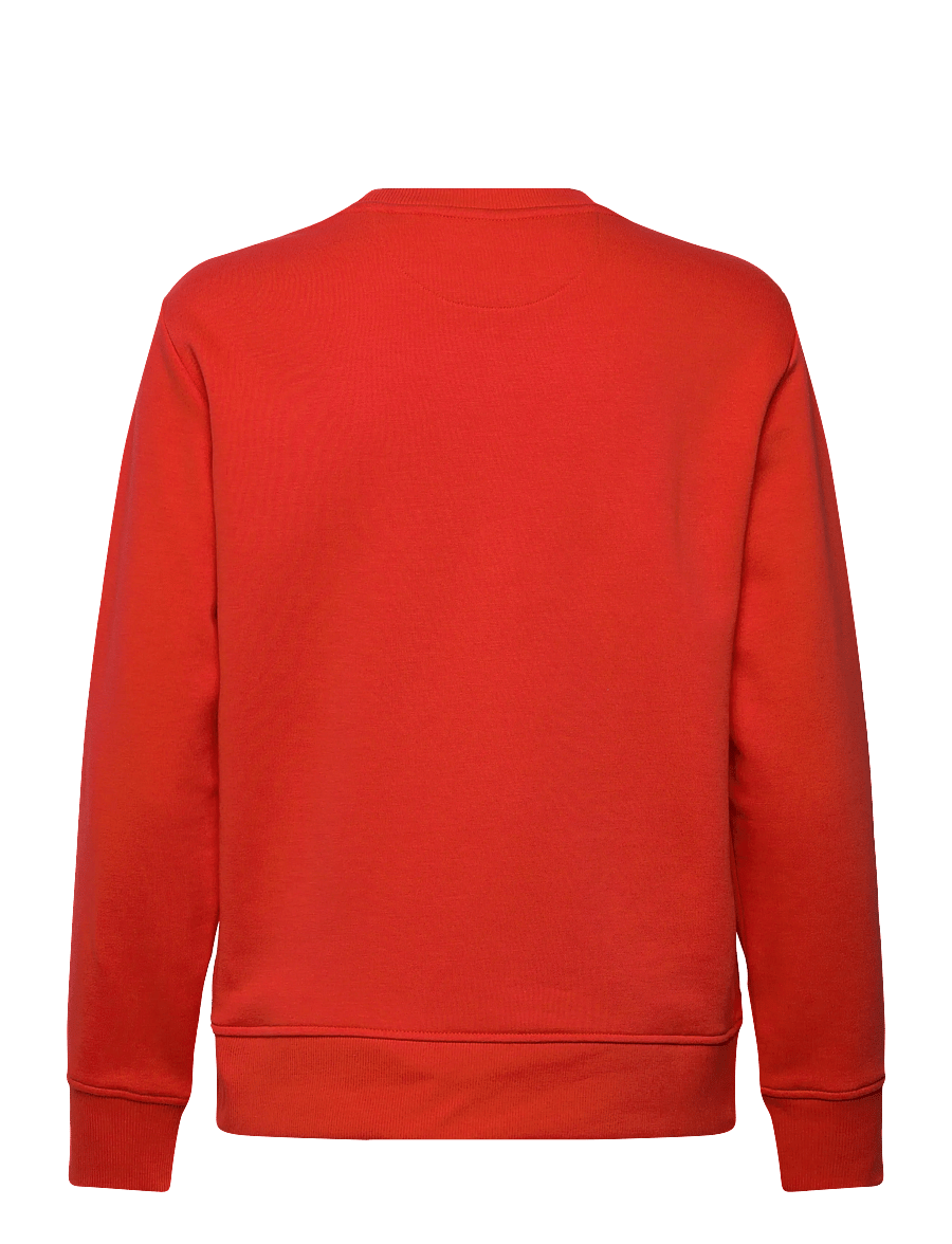 Gant - SHIELD C-NECK SWEAT - sweatshirts - perfect red - 2