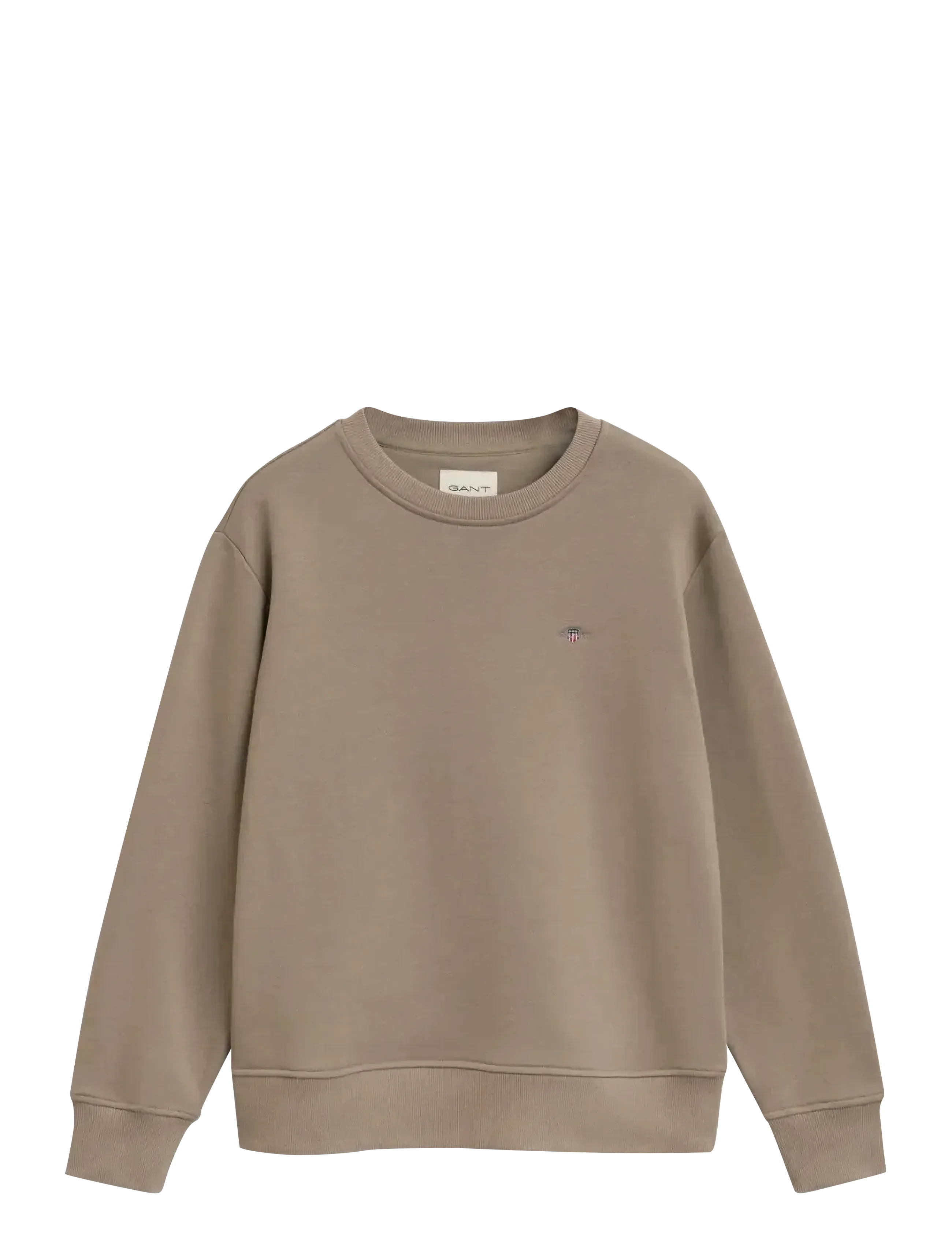 GANT SHIELD C-NECK SWEAT - Sweatshirts - TAUPE BEIGE / beige