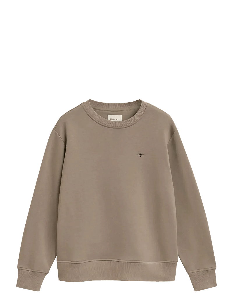 Gant - SHIELD C-NECK SWEAT - modetrends - taupe beige - 0