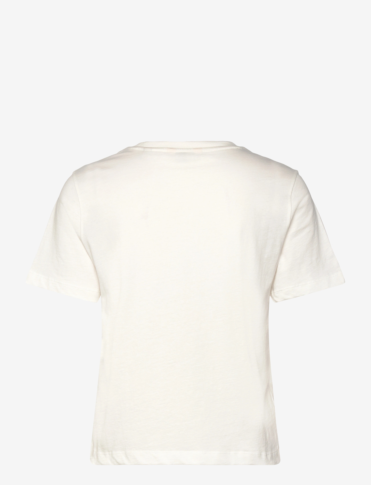 GANT - REG GRAPHIC PRINT SS T-SHIRT - t-särgid - eggshell - 1