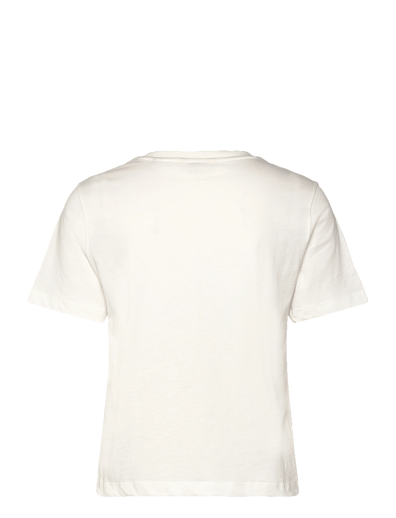 GANT - REG GRAPHIC PRINT SS T-SHIRT - t-särgid - eggshell - 1