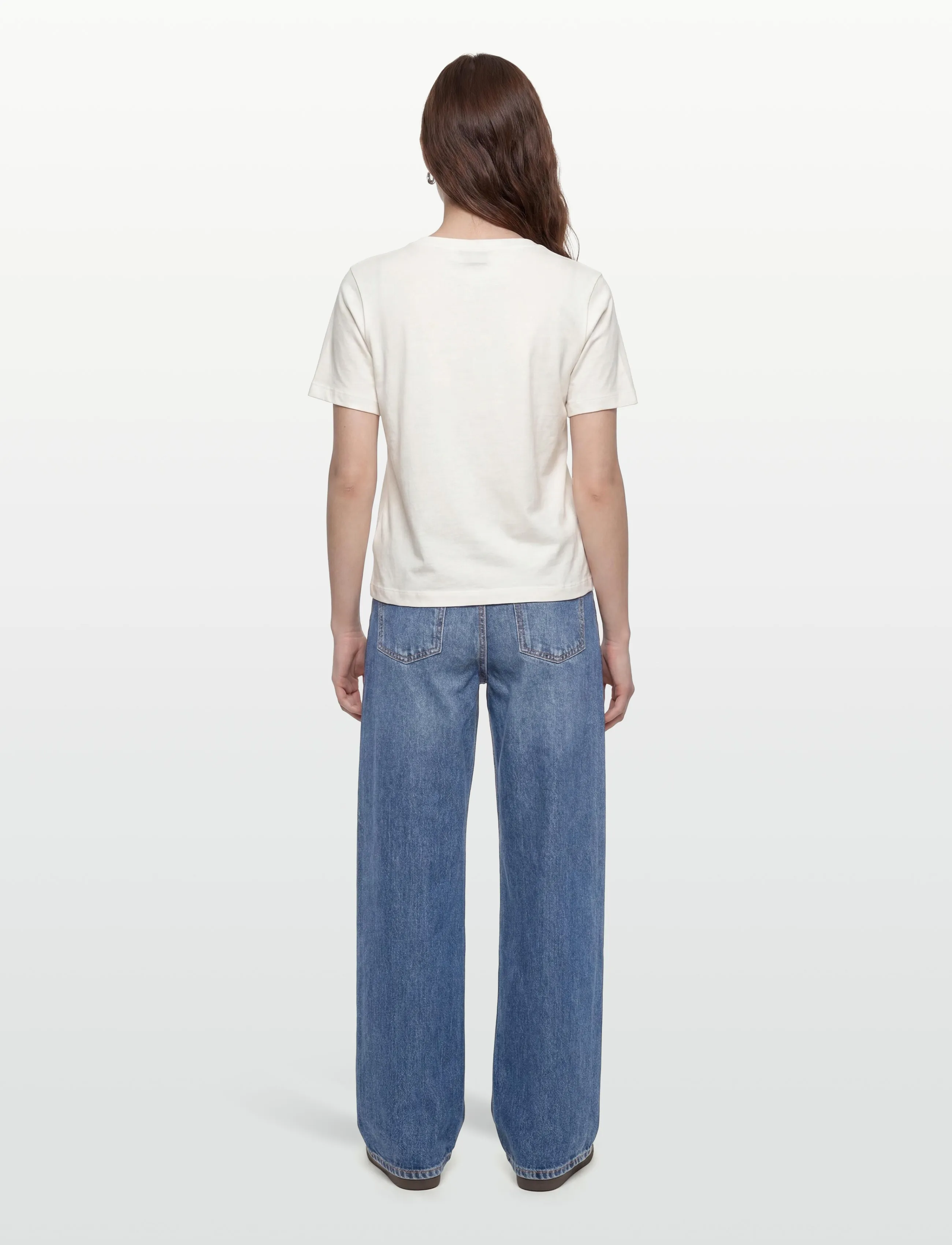 Gant - REG GRAPHIC PRINT SS T-SHIRT - t-shirts - eggshell - 4