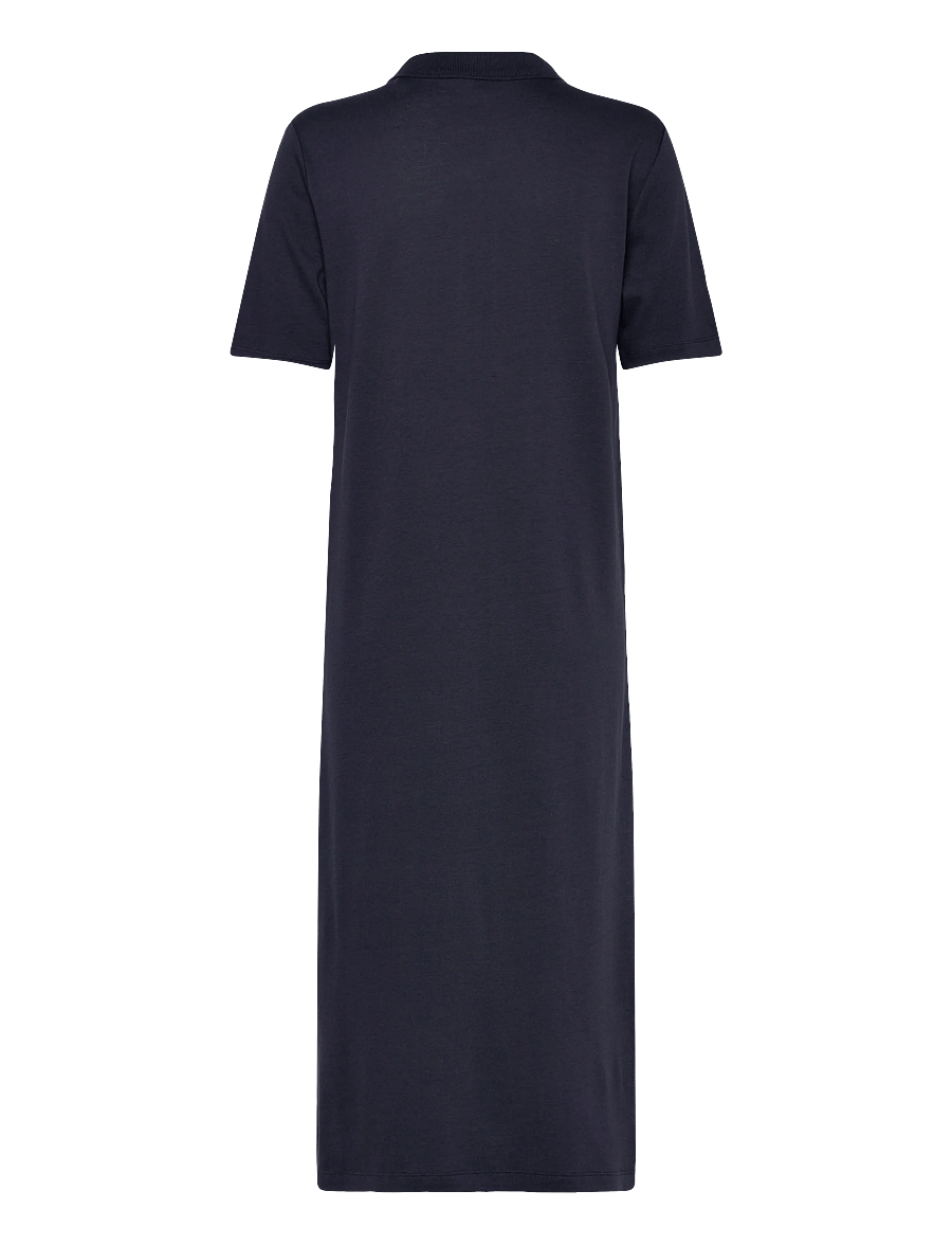Gant - REG SS POLO DRESS - hemdkleider - evening blue - 2