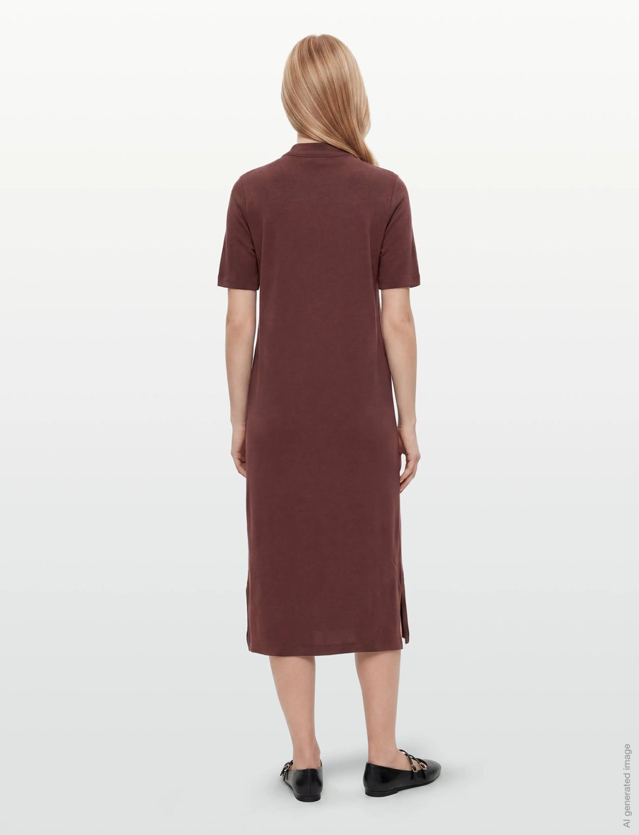 Gant - REG SS POLO DRESS - hemdkleider - fresh soil - 4