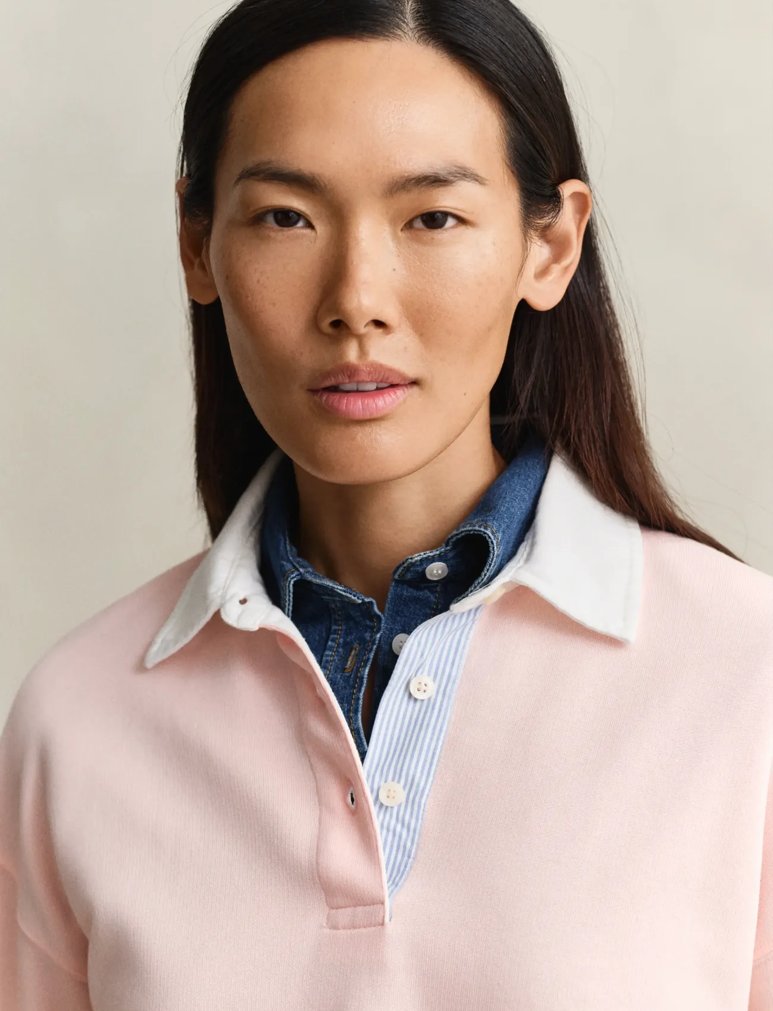 Gant - RUGGER SWEATSHIRT - bluzy bez kaptura - apricot pink - 3