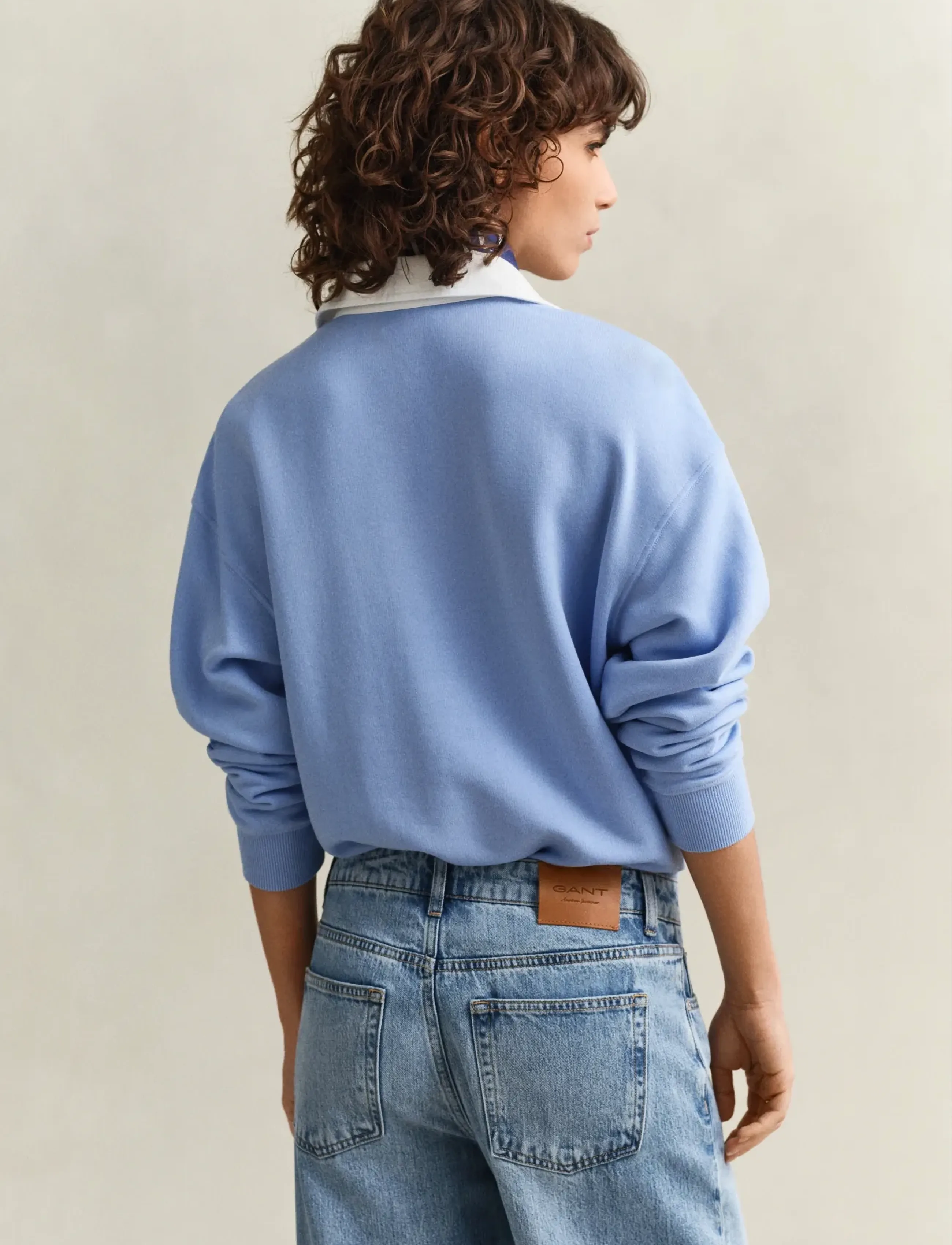 Gant - RUGGER SWEATSHIRT - pikéer - hydrangea blue - 2