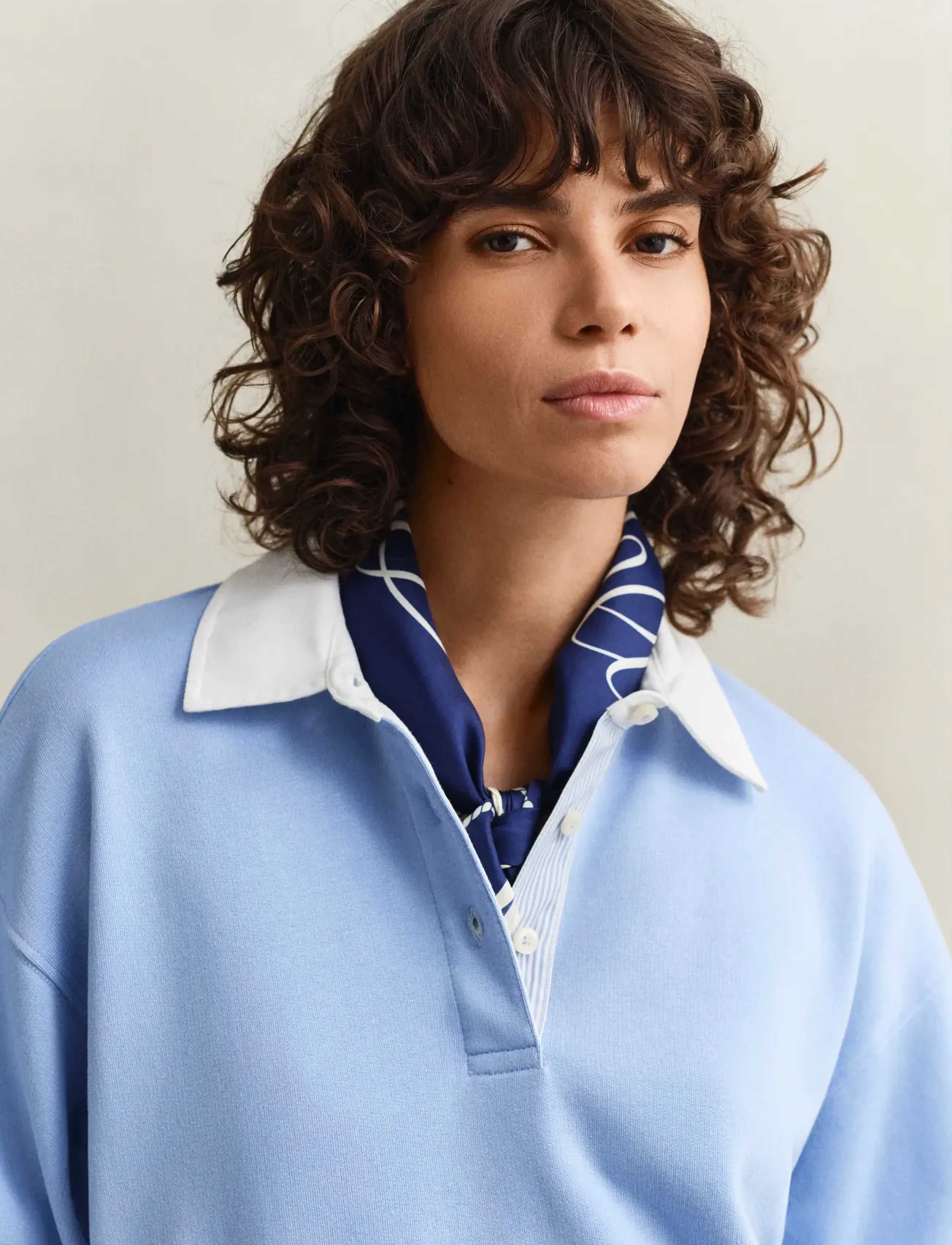 Gant - RUGGER SWEATSHIRT - pikéer - hydrangea blue - 3